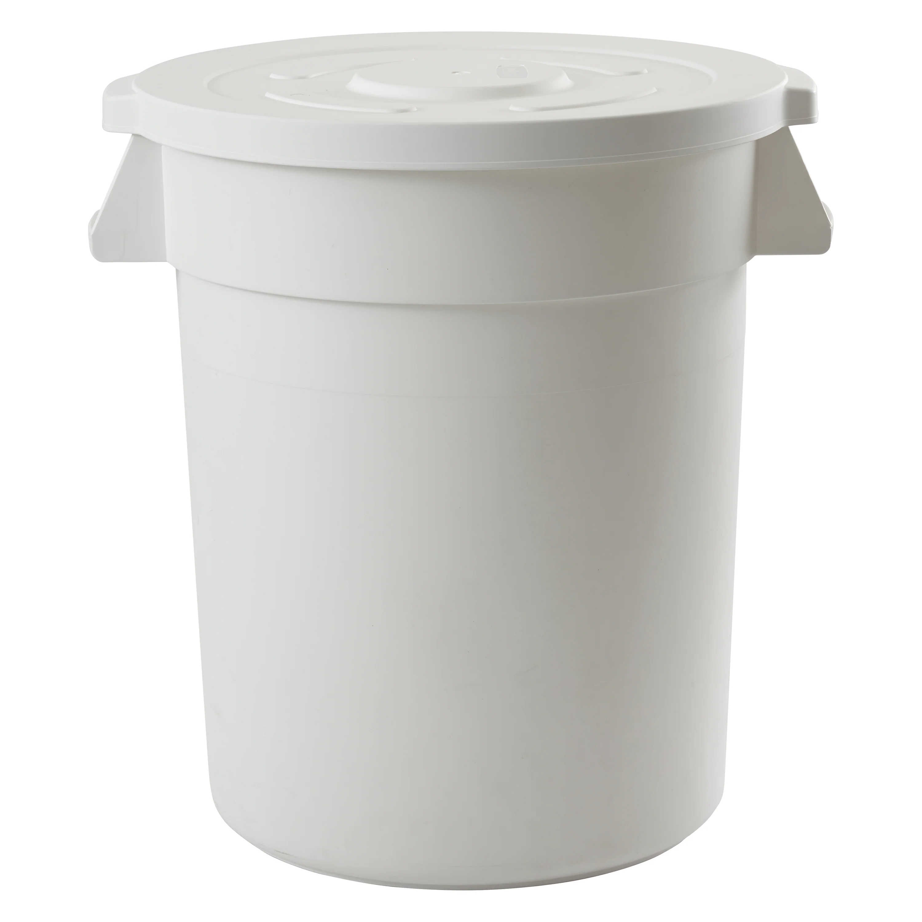 Winco PTCL-20W 21 Inch Lid White Plastic for PTC-20W Trash Receptacle - Image 2