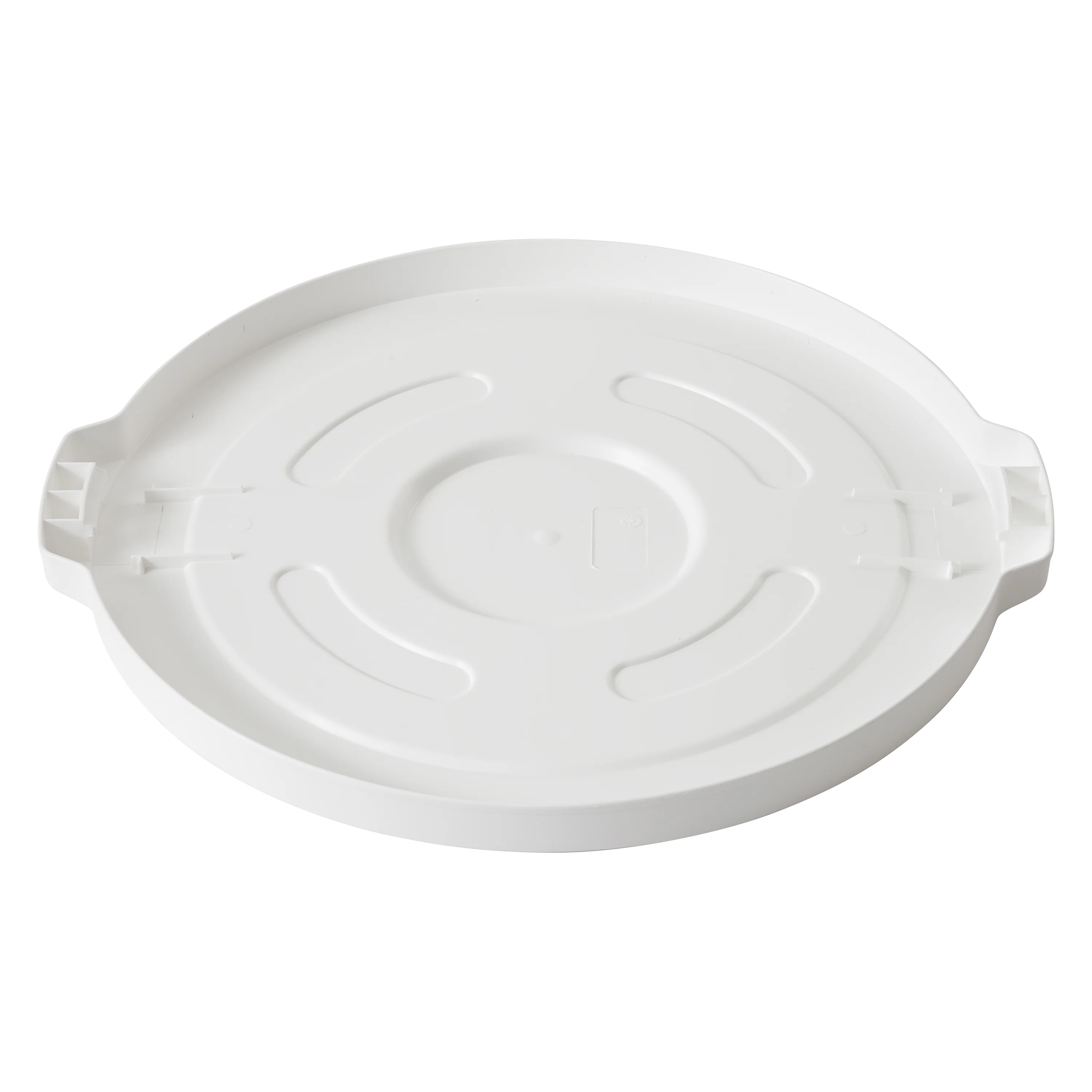 Winco PTCL-20W 21 Inch Lid White Plastic for PTC-20W Trash Receptacle - Image 4