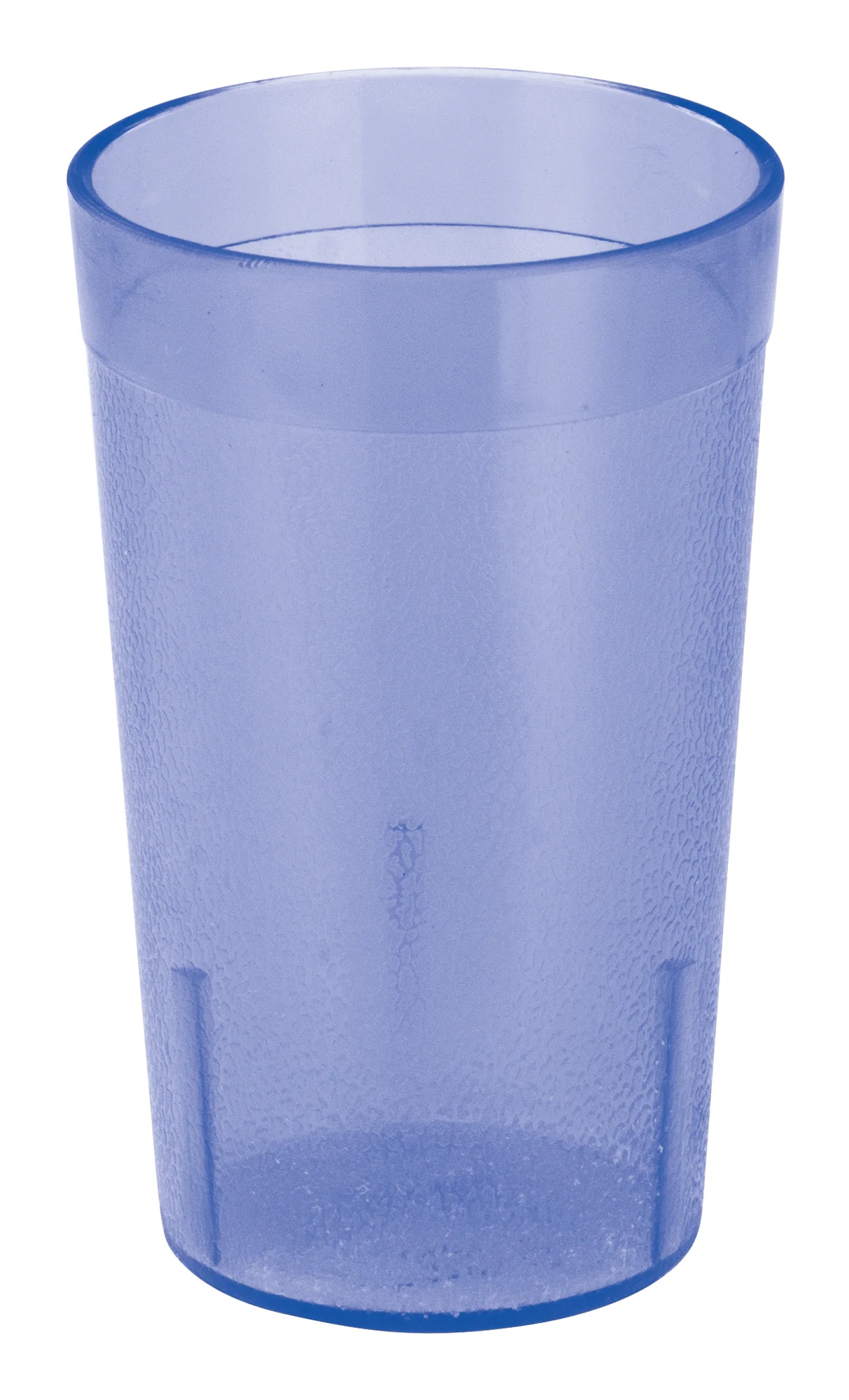 Winco PTP-05B 5 Oz Pebbled Tumbler Plastic Break-Resistant Dishwasher Safe Blue