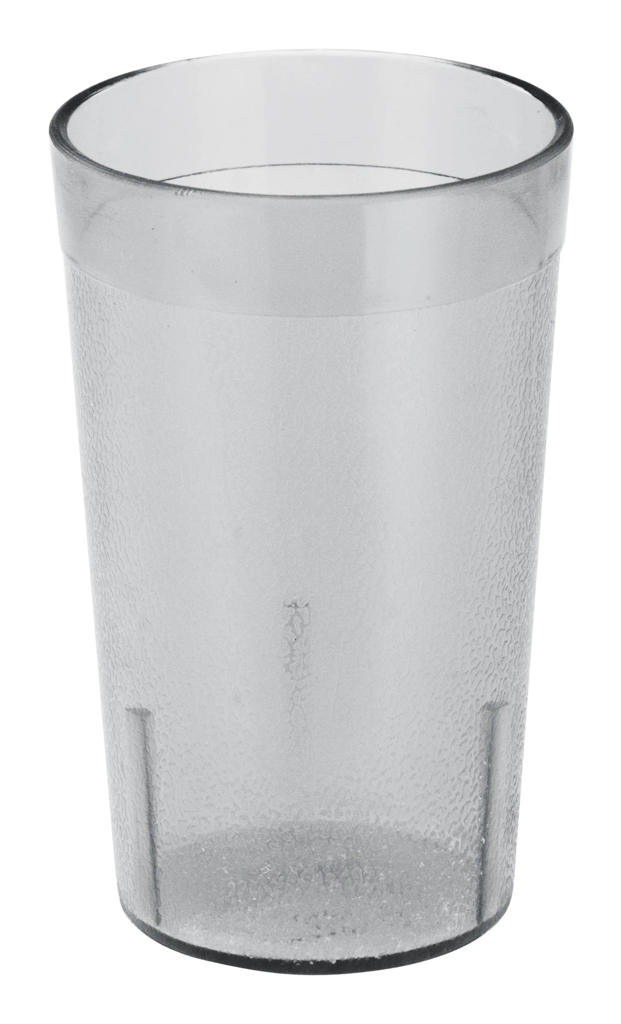 Winco PTP-05C 5 Oz Clear Pebbled Break-Resistant Plastic Tumbler