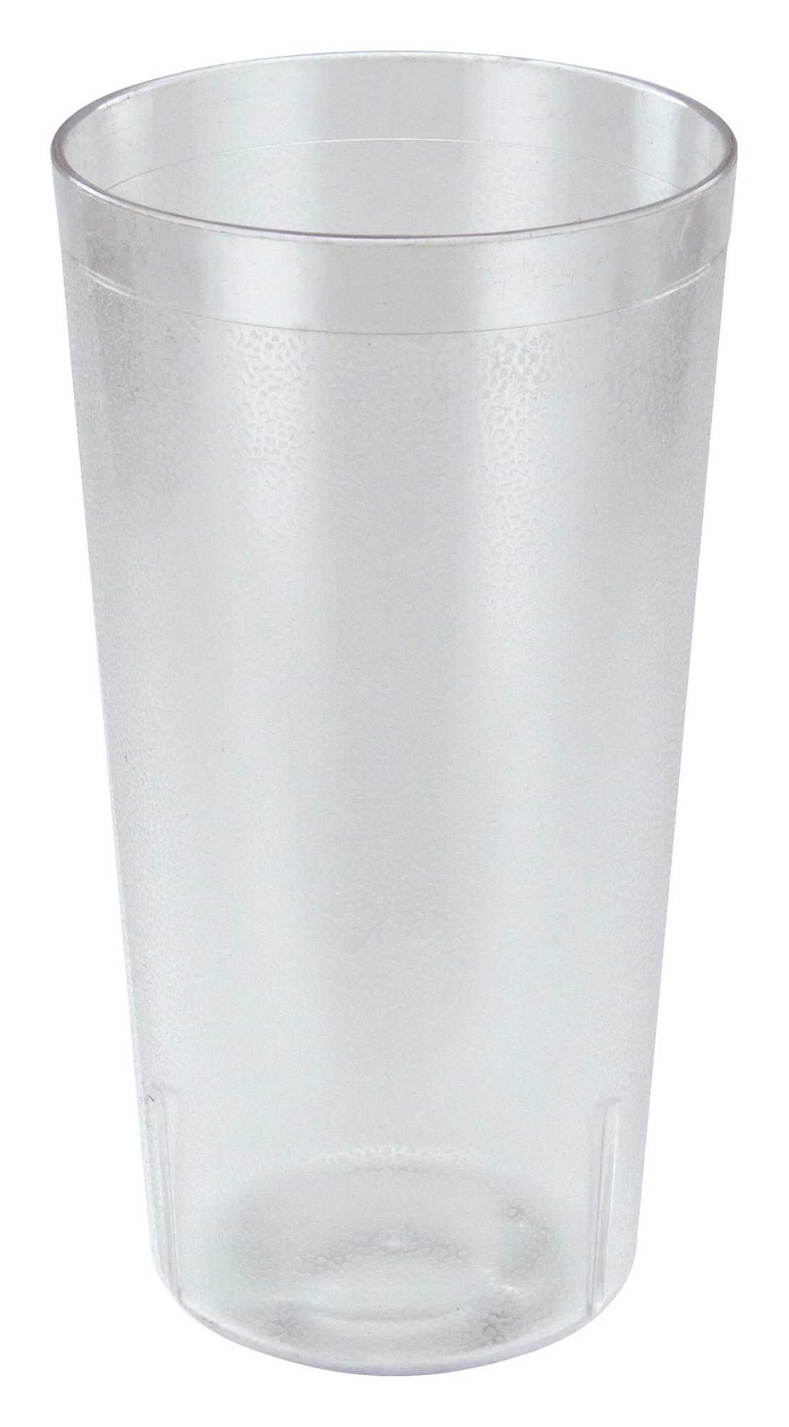 Winco PTP-32C 32 Oz Pebbled Tumbler Break-resistant Clear Plastic - Image 2