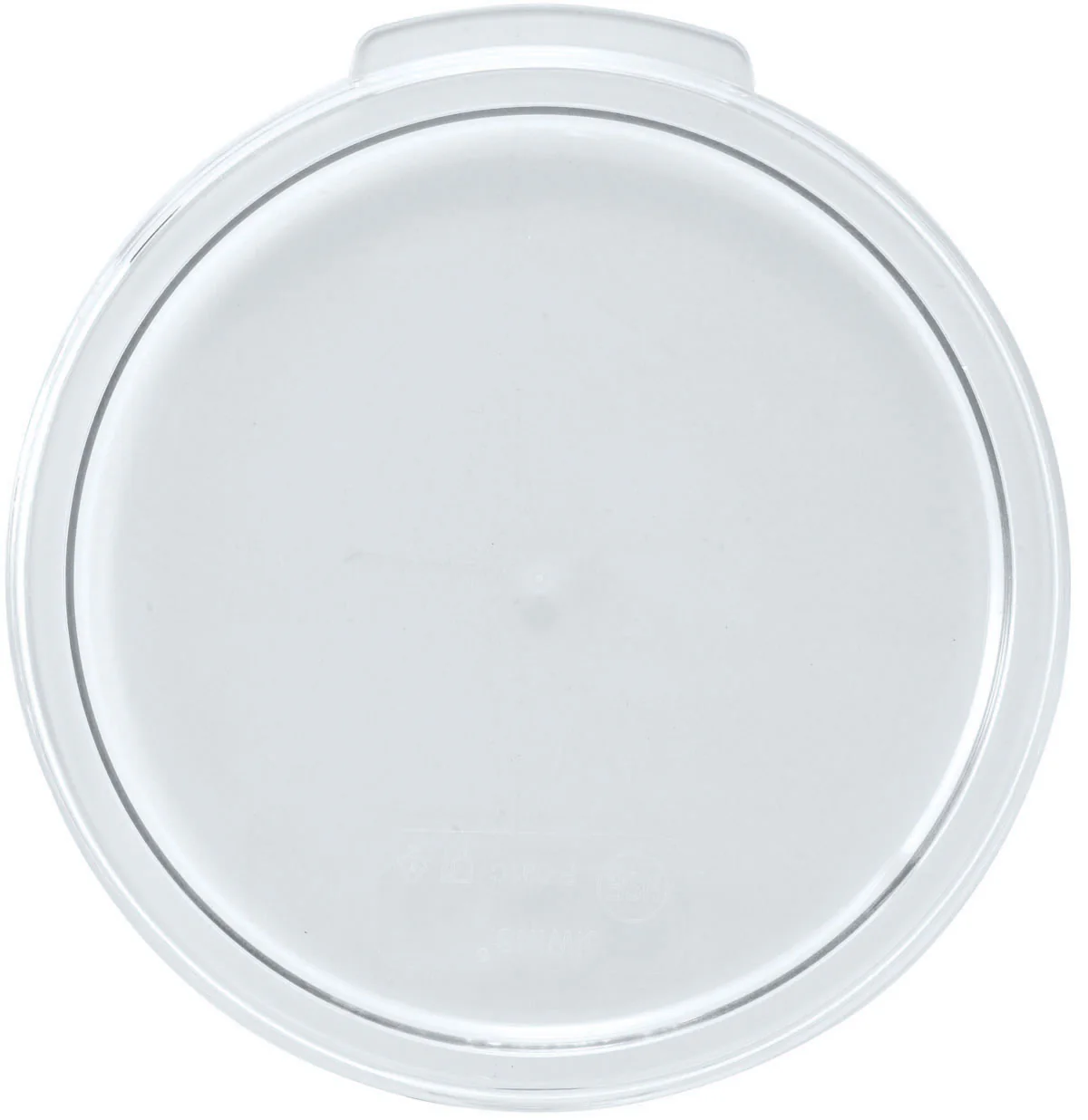Winco PTRC-24C 7.5 Inch Clear Translucent Polypropylene Cover for 2 to 4 Qt