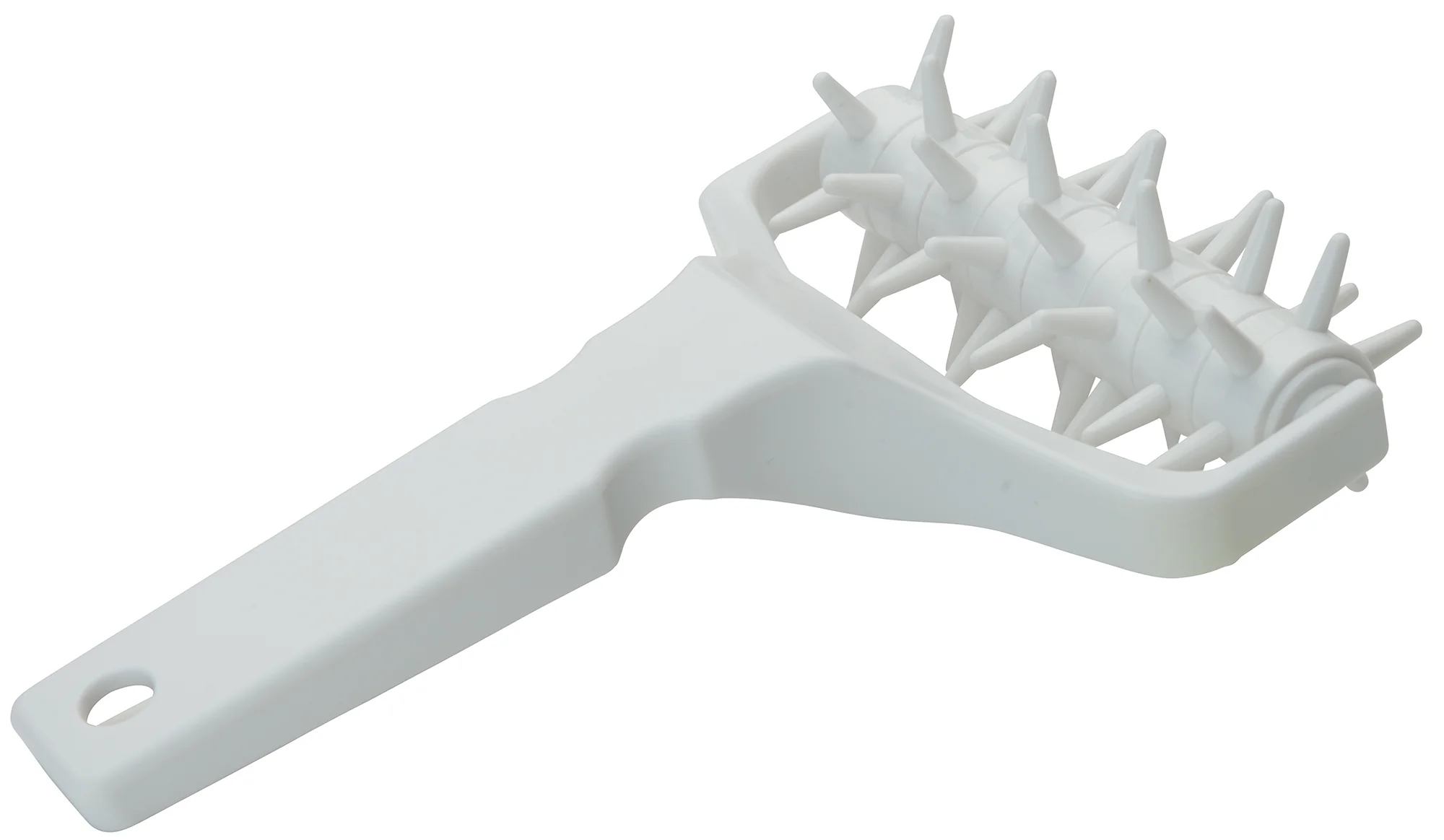 Winco RD-5P 5 Inch Dough Docker White Plastic Manual Tool - Image 2