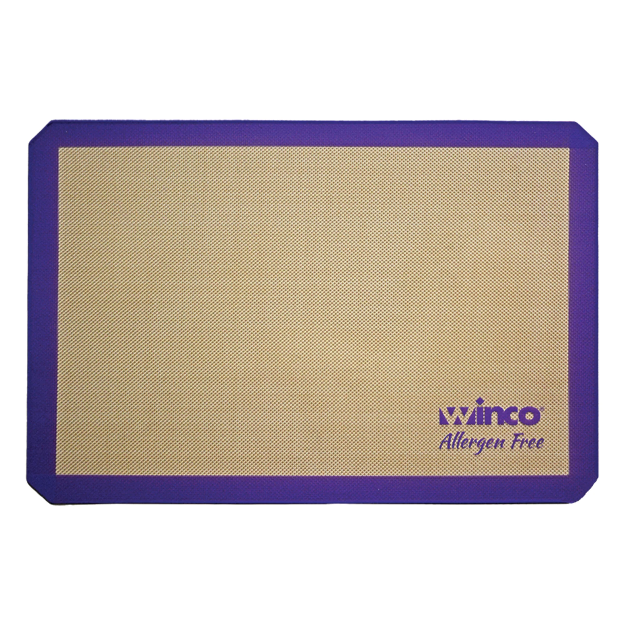 Winco SBS-16PP 11-5/8 Inch Allergen Free Silicone Baking Mat Rectangular