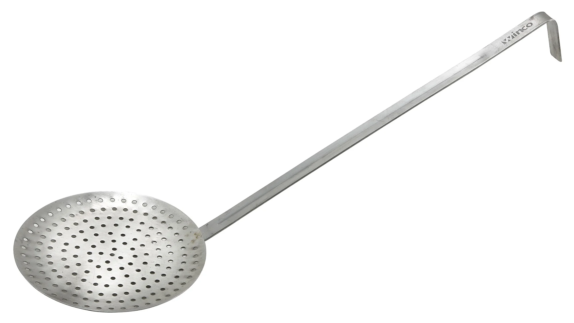 Winco SCS-5 4-1/2 Inch Diameter Perforated Skimmer Stainless Steel with Handle - Image 2