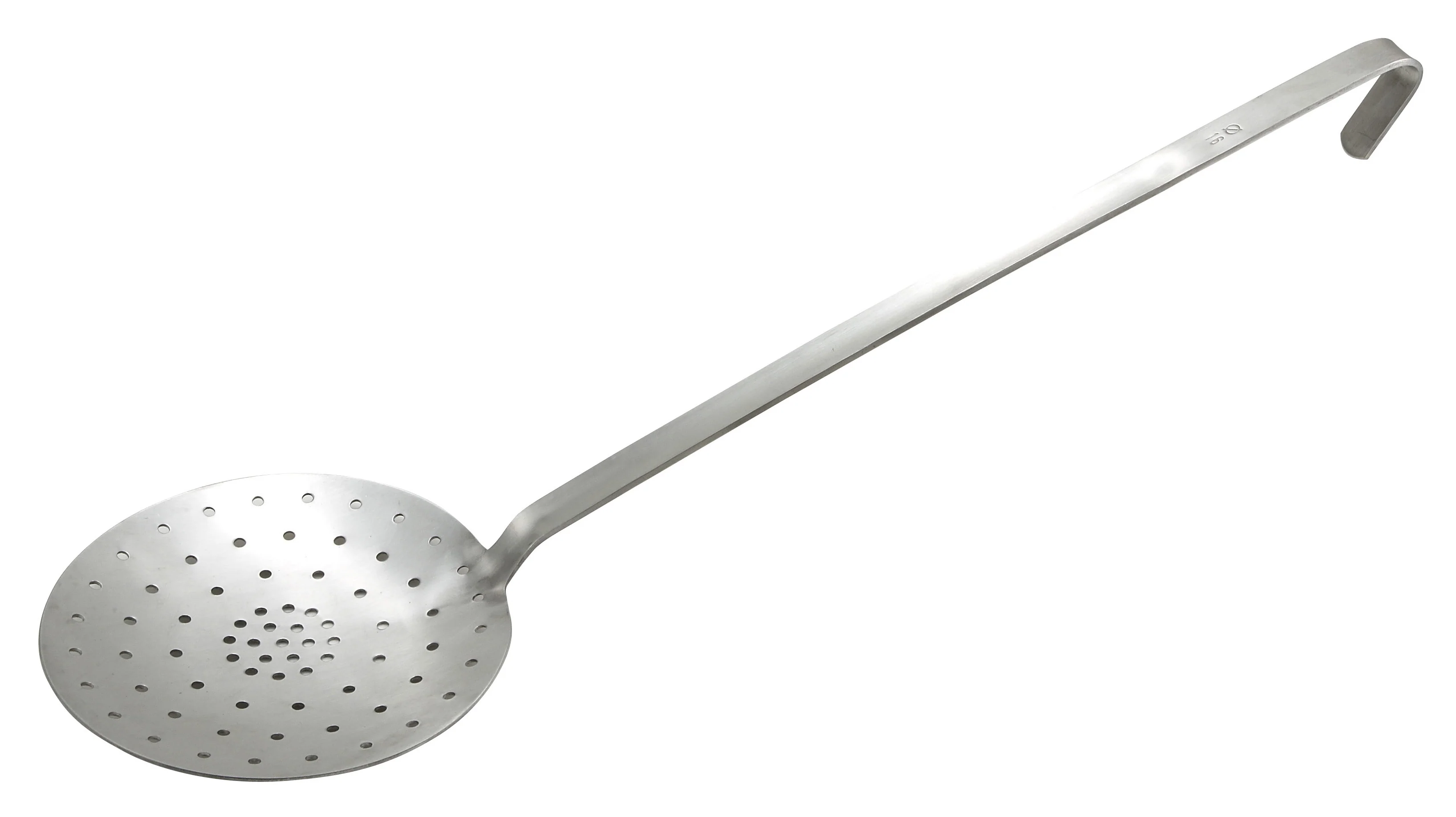 Winco SCS-6H 6-1/4 Inch Diameter Round Skimmer Perforated Stainless Steel - Image 2