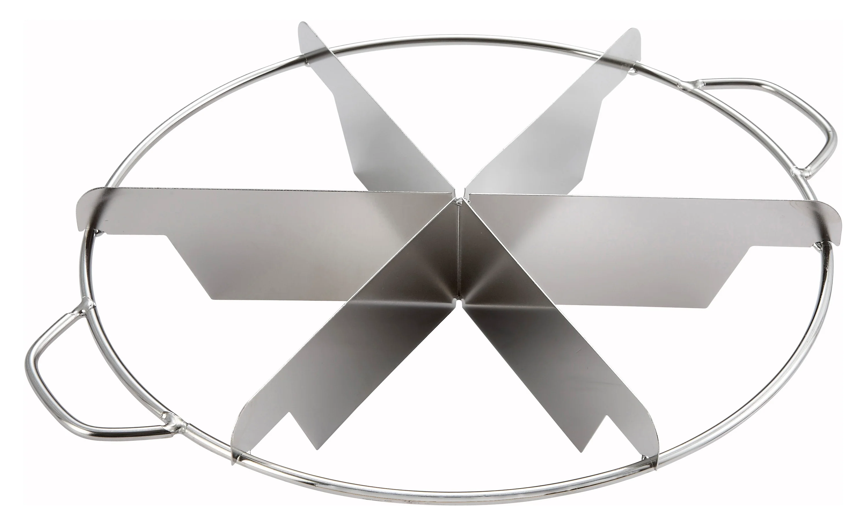 Winco SCU-6 Pie Cutter Stainless Steel 6-Cut Manual Tool - Image 2