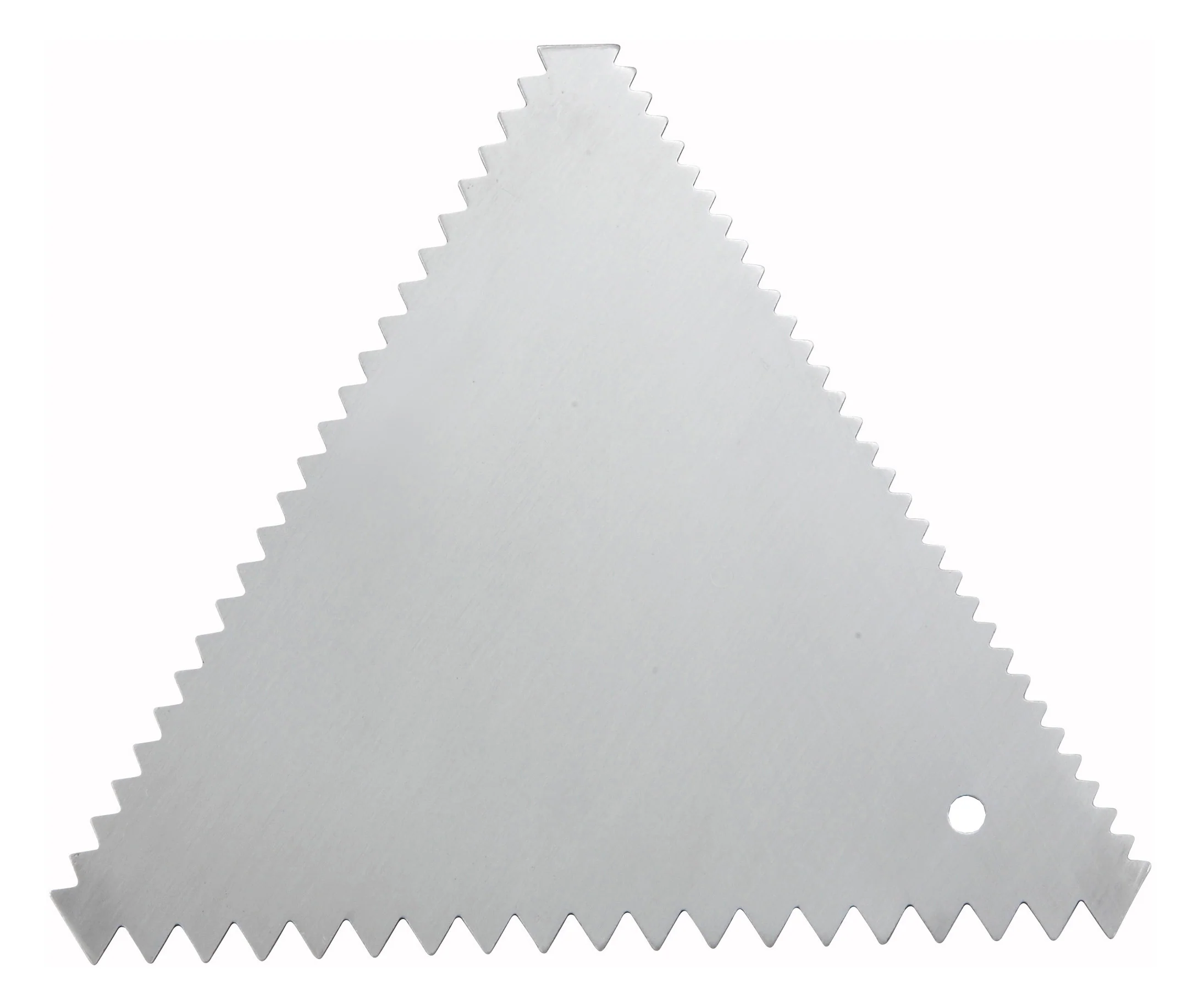 Winco SDC-6 Decorating Comb with Triangular Fine Medium Coarse Edges Stainless Steel - Image 2