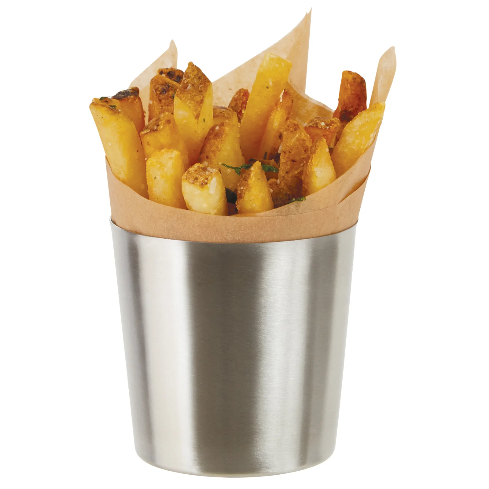 Winco SFC-35 3-1/4 Inch Diameter Solid Fry Cup Stainless Steel - Image 2
