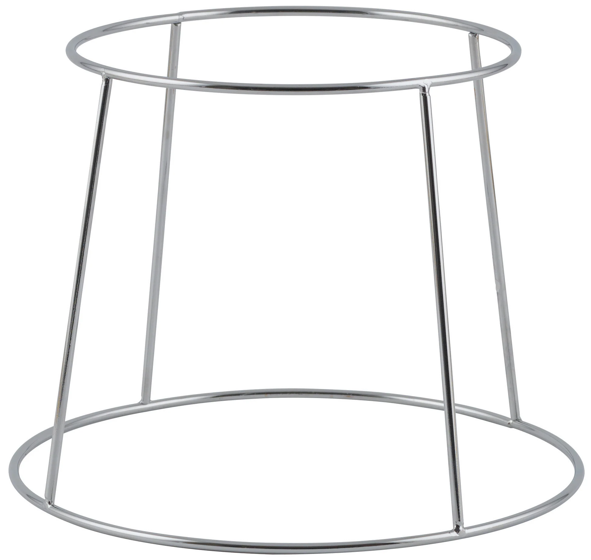 Winco SFR-7 7-3/8 Inch Top Diameter Seafood Tray Rack Chrome Plated - Image 3
