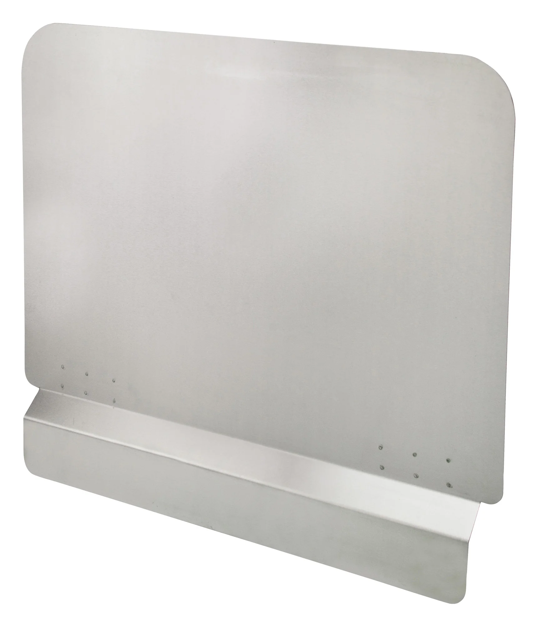 Winco SFSG-2018 20-1/2 Inch Fryer Splash Guard 18 Gauge Stainless Steel with Clips - Image 4
