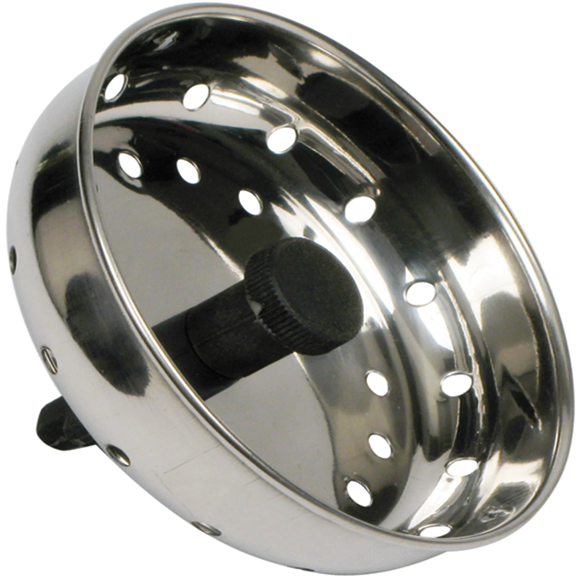 Winco SIK-3 3 Inch Stainless Steel Sink Strainer with 2-1/2 Inch Stopper - Image 2