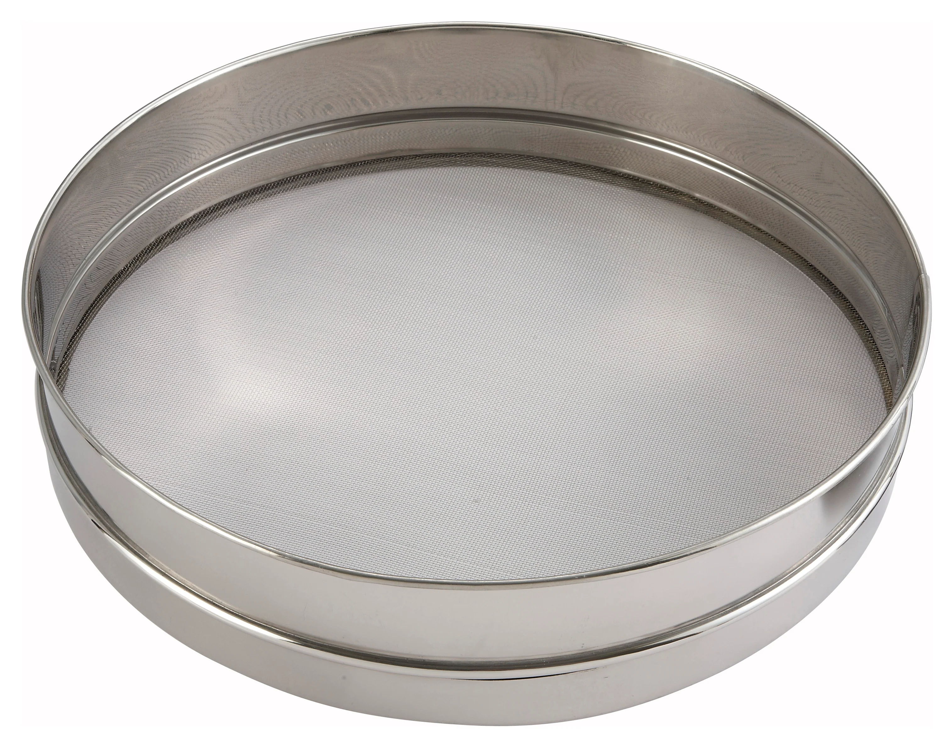 Winco SIV-10 10 Inch Stainless Steel Sieve with #20 Mesh Round - Image 2