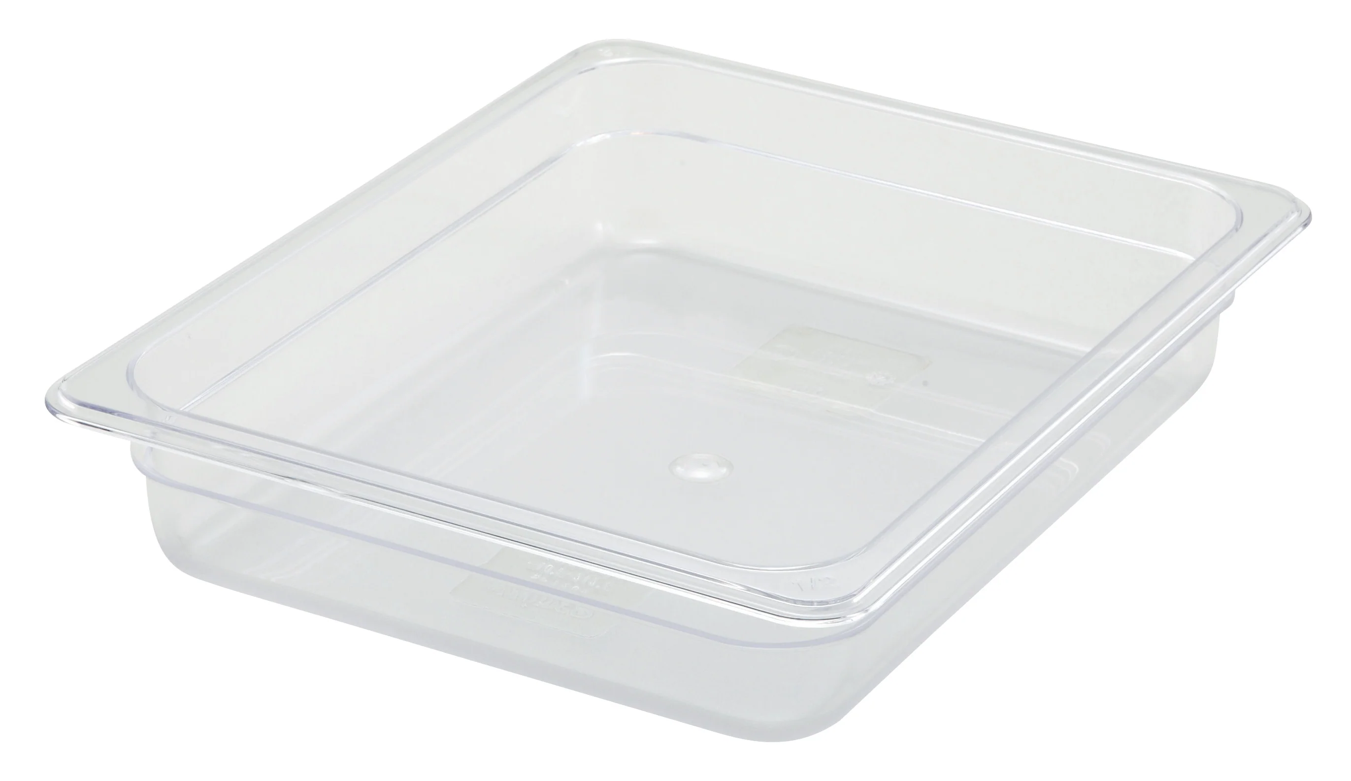 Winco SP7202 12-3/4 Inch Clear Polycarbonate Food Pan Dishwasher Safe