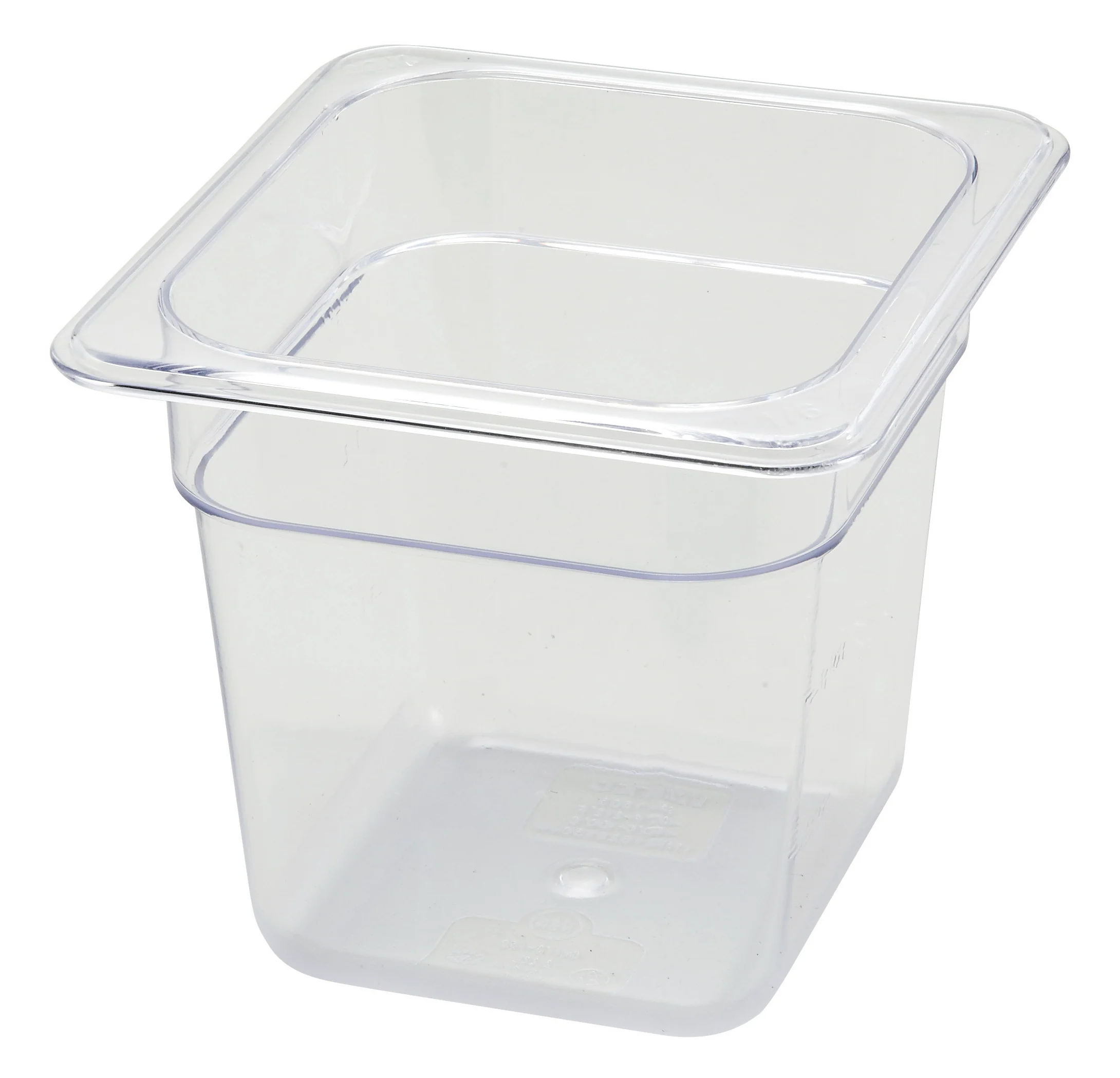 Winco SP7606 6-3/4 Inch Plastic Food Pan 1/6 Size NSF Dishwasher Safe