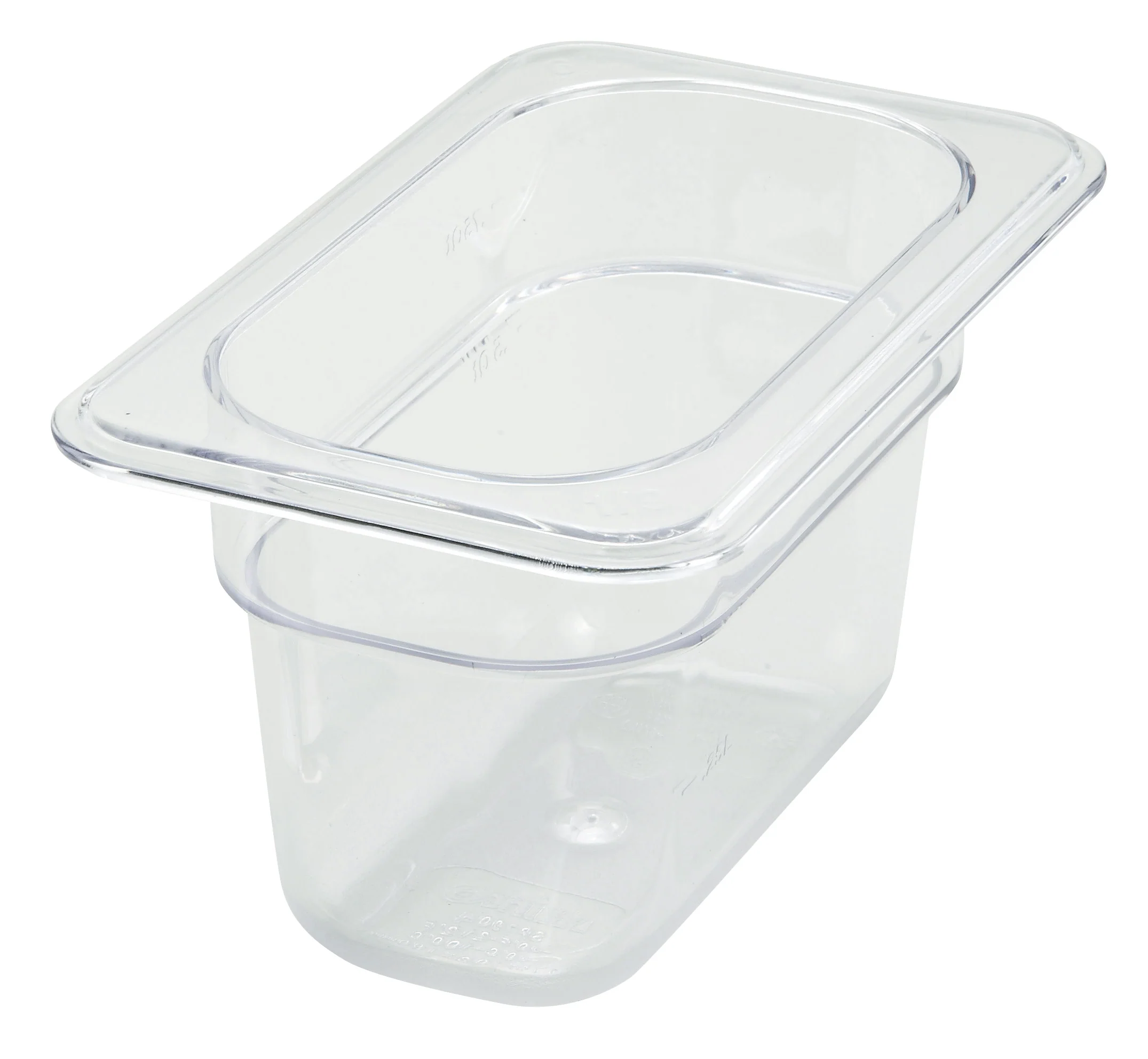 Winco SP7904 6-7/8 Inch Polycarbonate Food Pan 1/9 Size Dishwasher Safe - Image 2