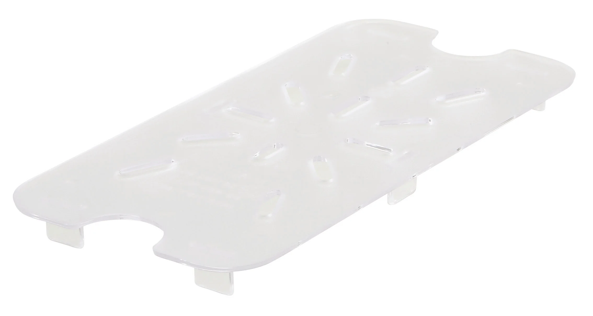 Winco SP79DS 4-1/2 Inch Polycarbonate Drain Shelf with NSF Approval