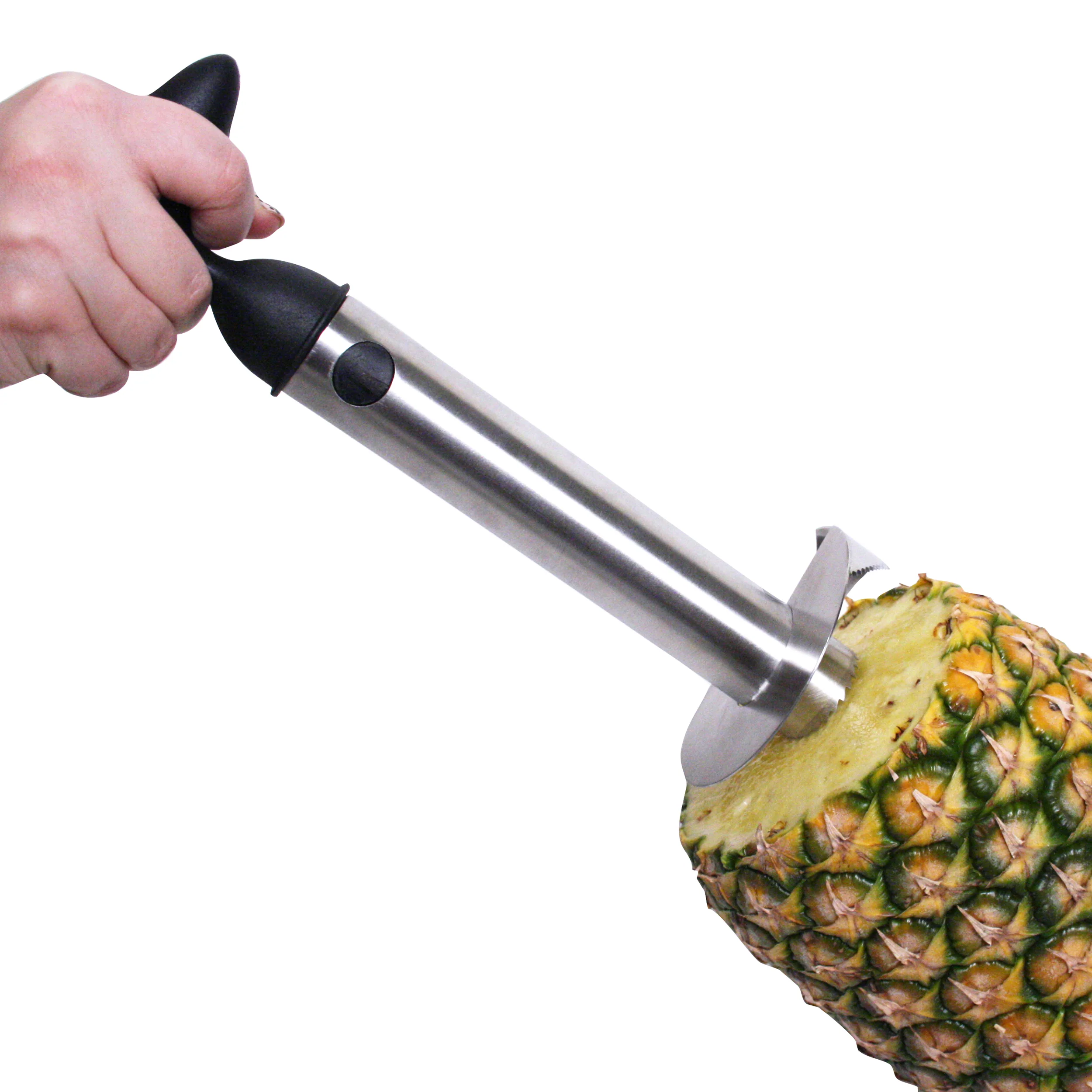 Winco SPC-3 Pineapple Corer Heavy Duty with Serrated Cap Stainless Steel - Image 2