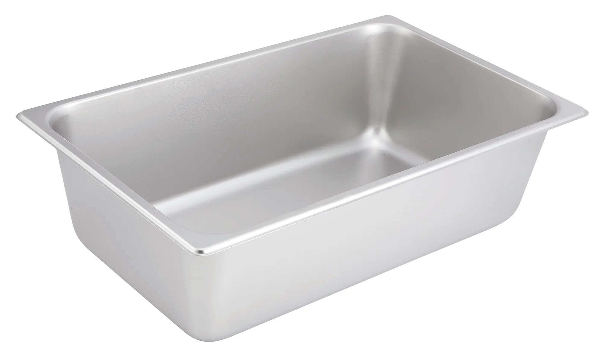 Winco SPF6 20-3/4 Inch Full Size Steam Table Pan 25 Gauge Stainless Steel - Image 2