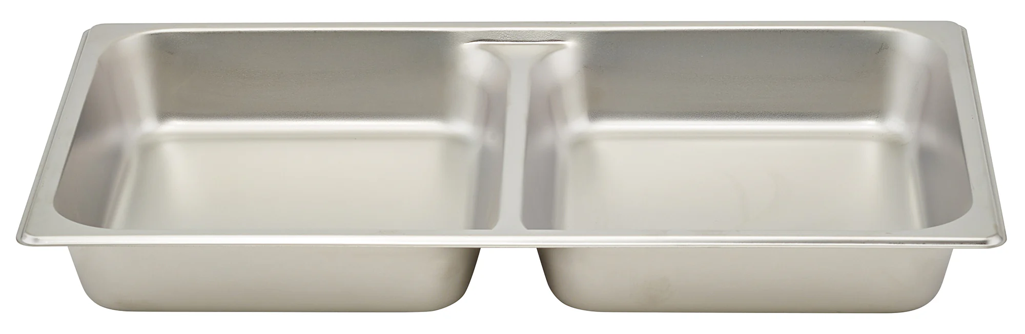 Winco SPFD2 Full Size Food Pan Divided Rectangular Stainless Steel - Image 3