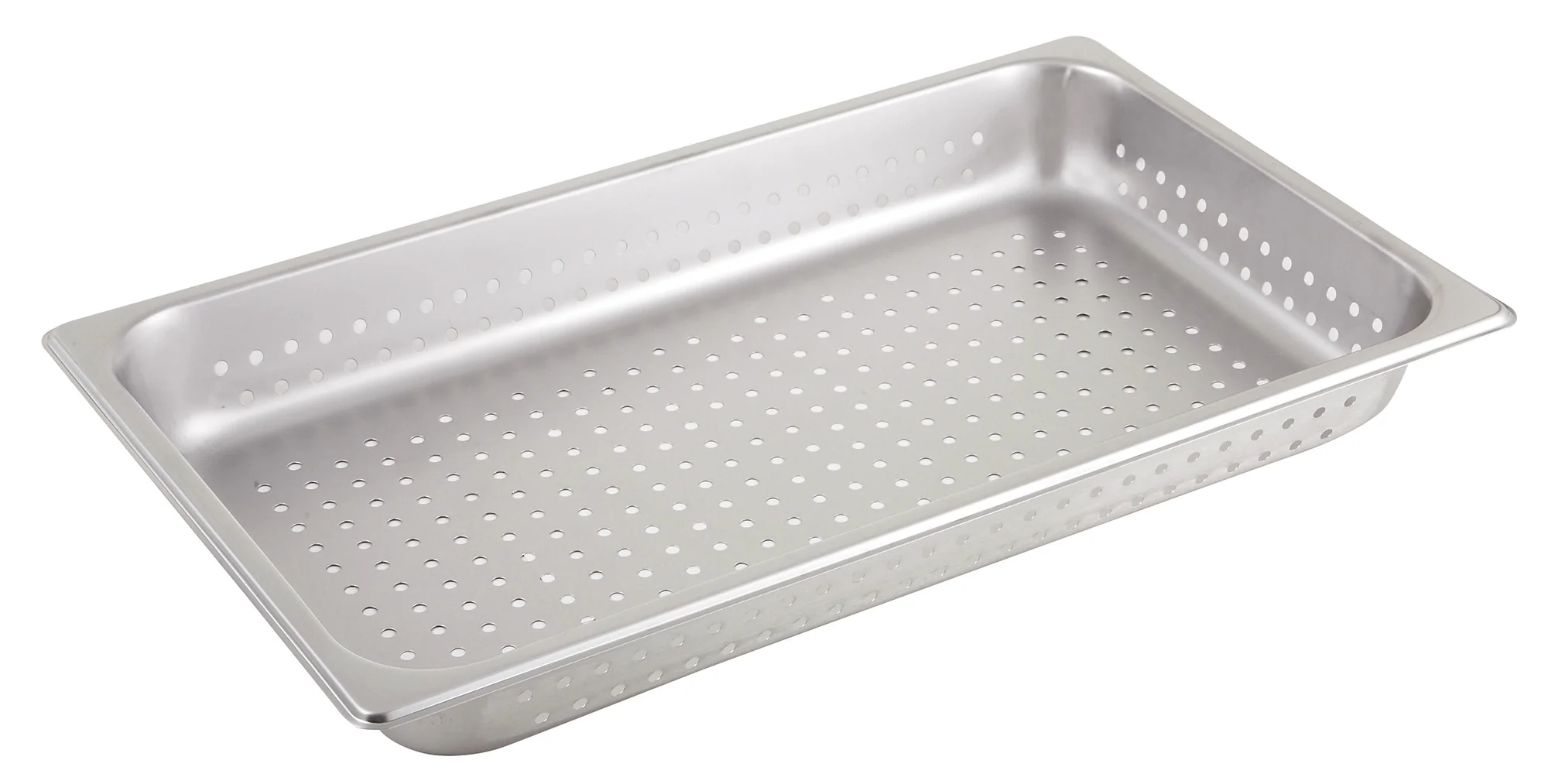 Winco SPFP2 Full Size 20-3/4 Inch Perforated Steam Table Pan 25 Gauge Stainless Steel - Image 2