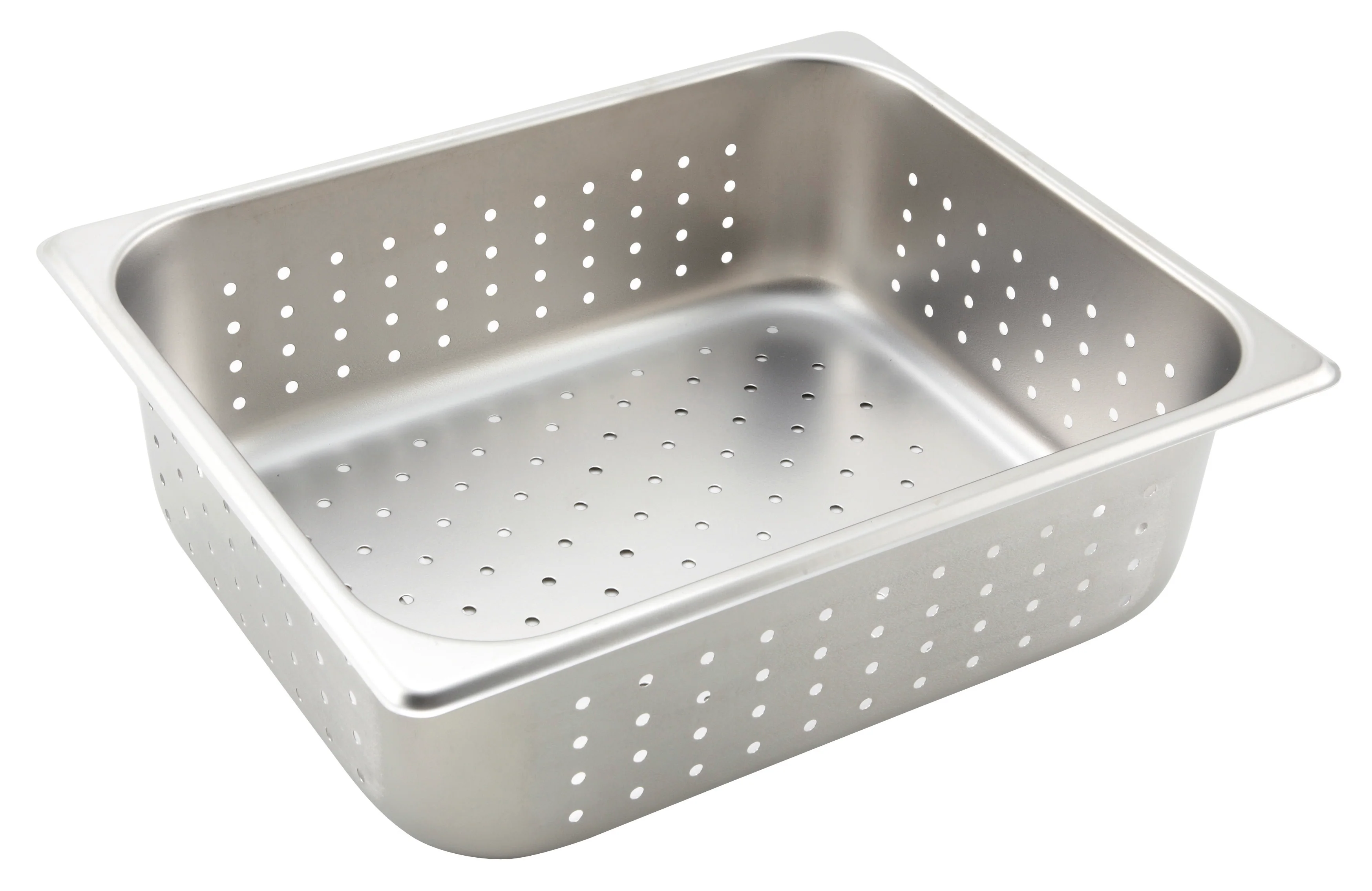 Winco SPHP4 1/2 Size Perforated Steam Table Pan 25 Gauge Stainless Steel