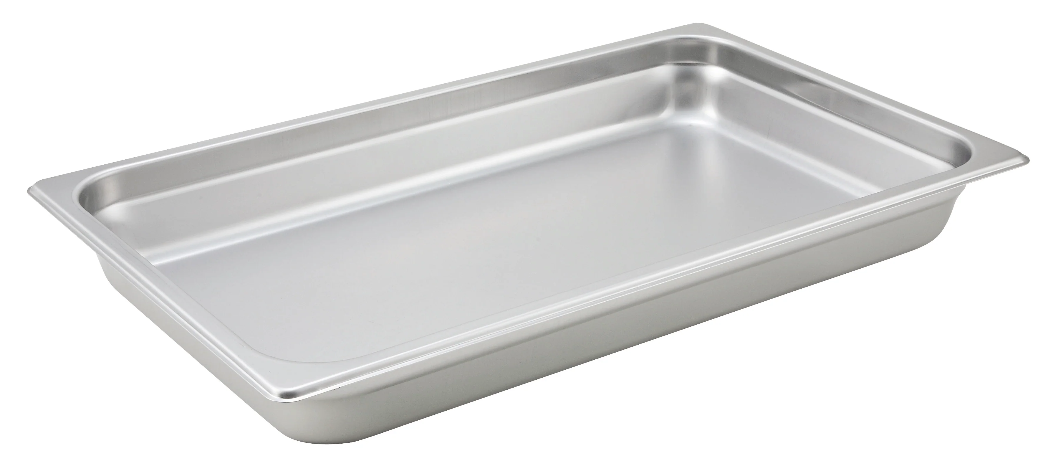 Winco SPJH-102 20 Inch Stainless Steel Steam Table Pan with Anti-Jamming - Image 2