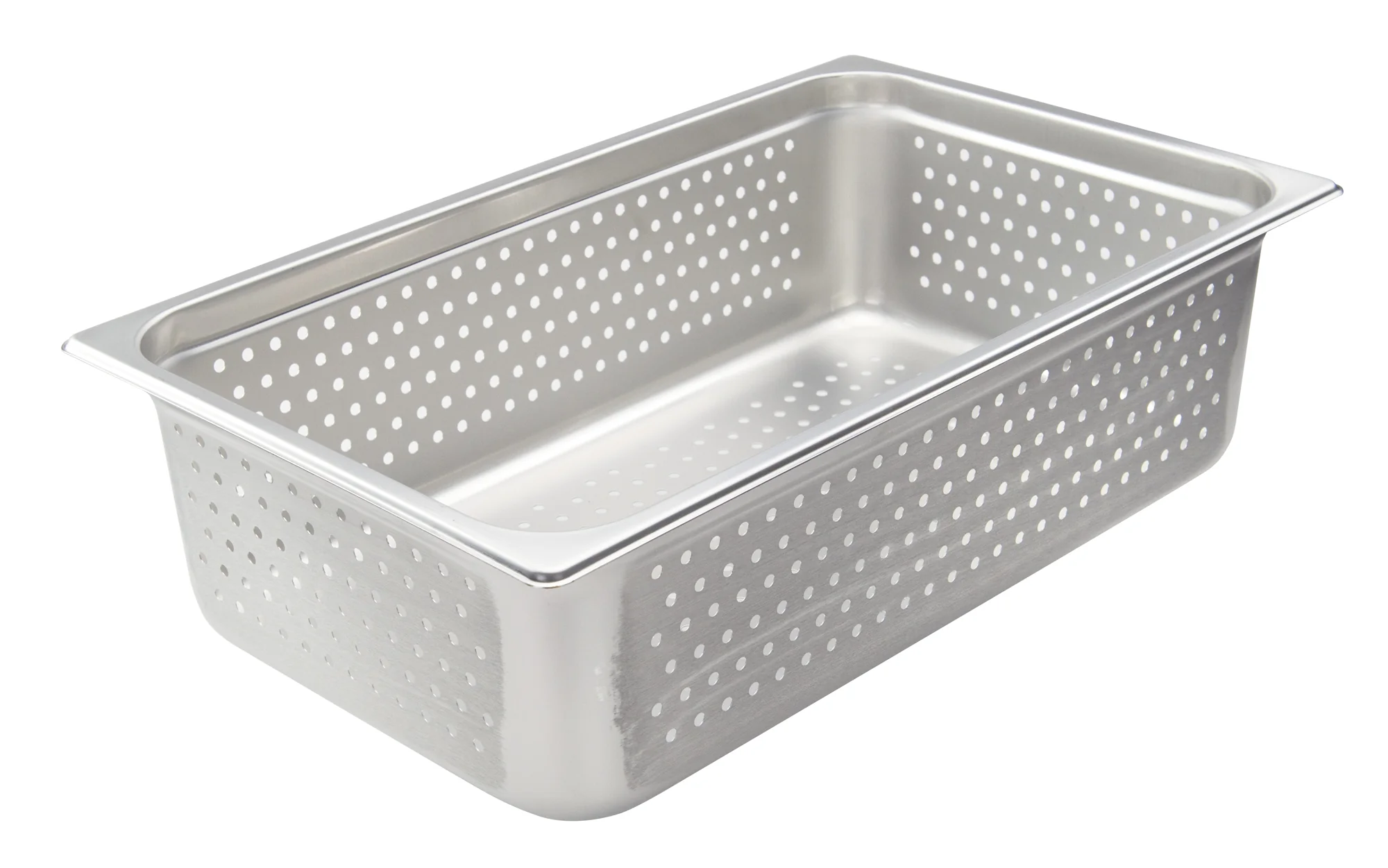 Winco SPJH-106PF 20 Inch Stainless Steel Perforated Steam Table Pan - Image 2