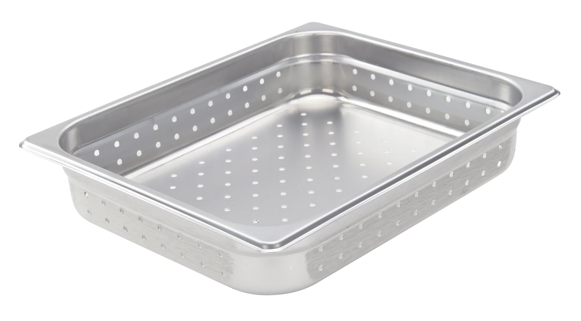 Winco SPJH-202PF 12 Inch Perforated Steam Table Pan 22 Gauge Stainless Steel