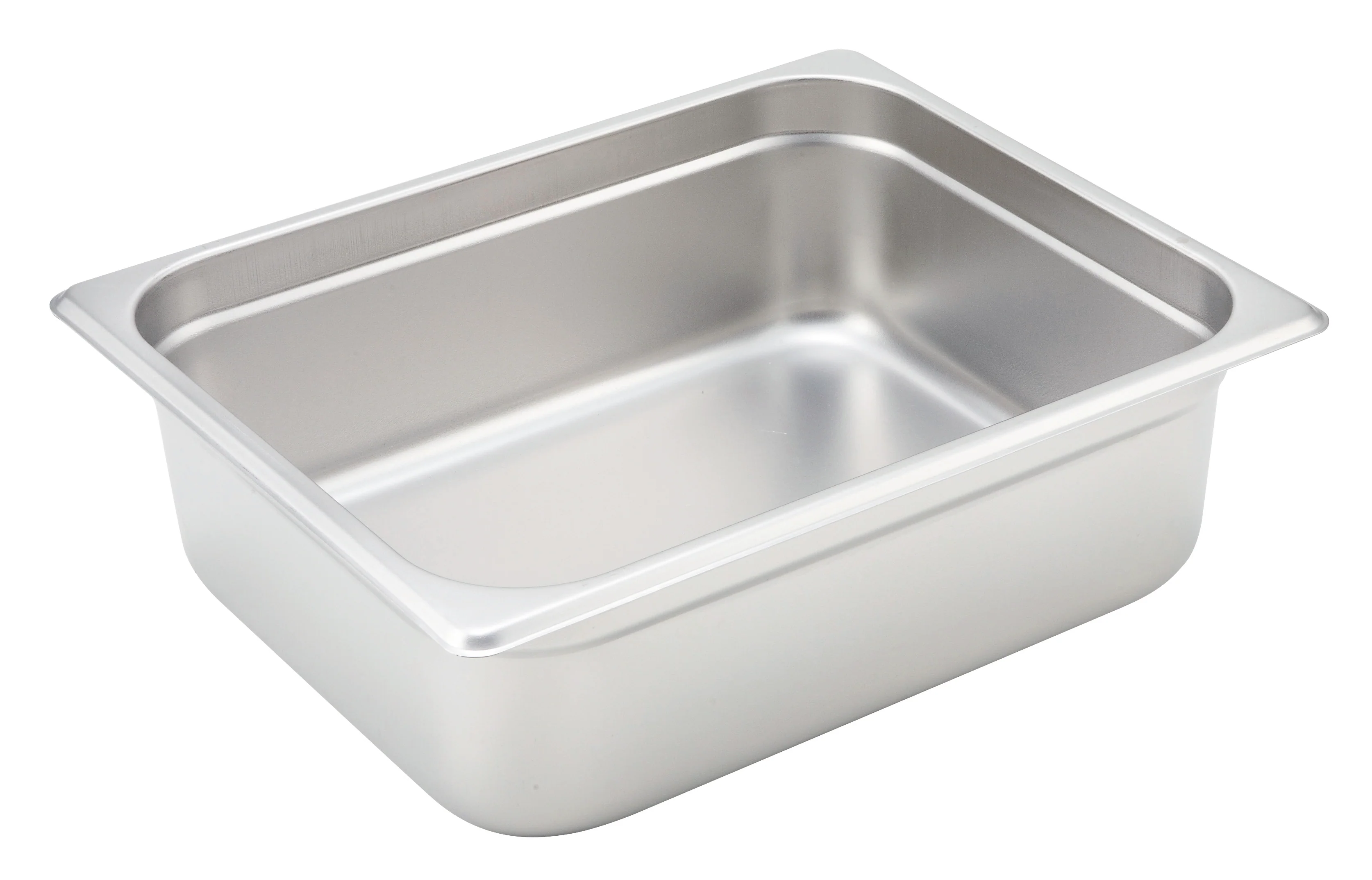 Winco SPJH-204 12 to 13 Inch stainless steel Steam Table Pan 1/2 size Anti-jamming