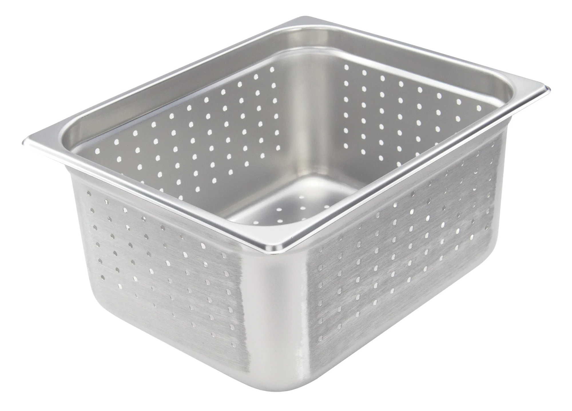 Winco SPJH-206PF 12 Inch Perforated Stainless Steel Steam Table Pan - Image 2