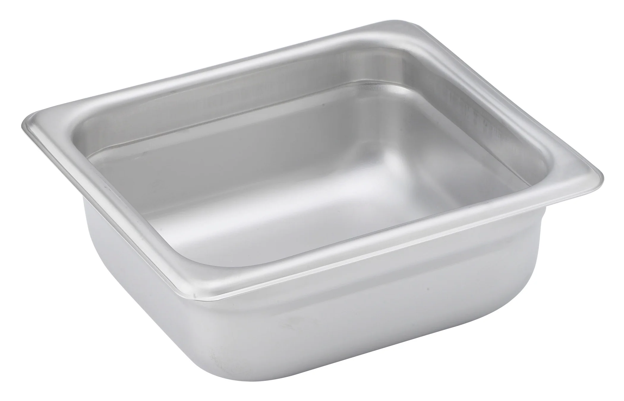 Winco SPJH-602 6-7/8 Inch Steam Table Pan 22 Gauge Heavy Weight Stainless Steel with Anti-Jamming - Image 2