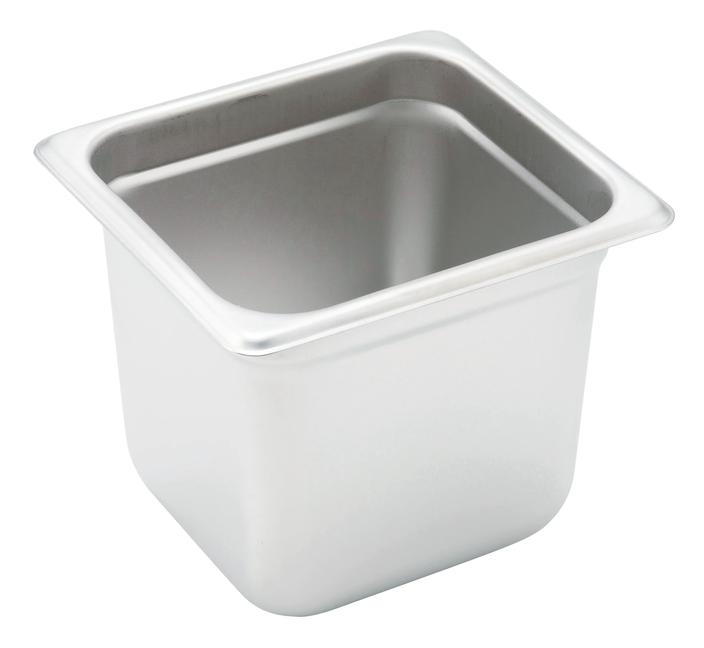 Winco SPJH-606 6-7/8 Inch Stainless Steel Steam Table Pan 22 Gauge Anti-jamming - Image 2