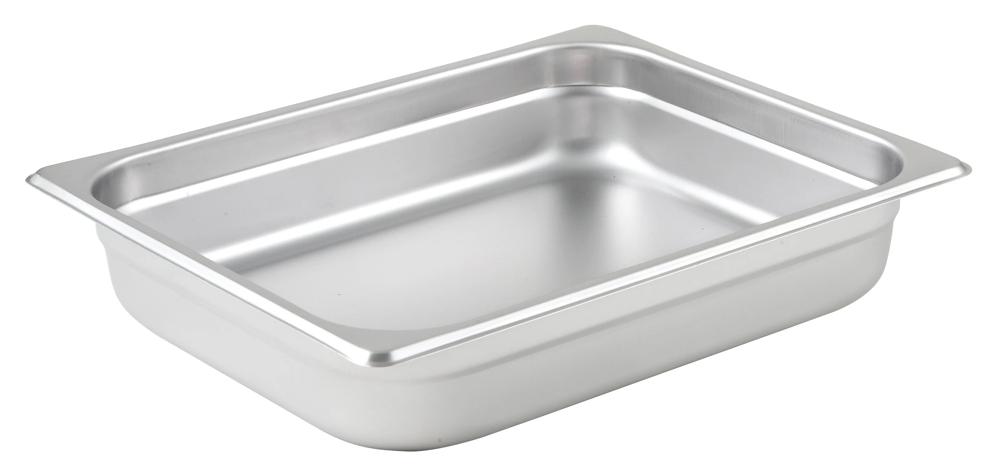 Winco SPJL-202 12-3/4 Inch Width Stainless Steel Steam Table Pan Anti-jamming