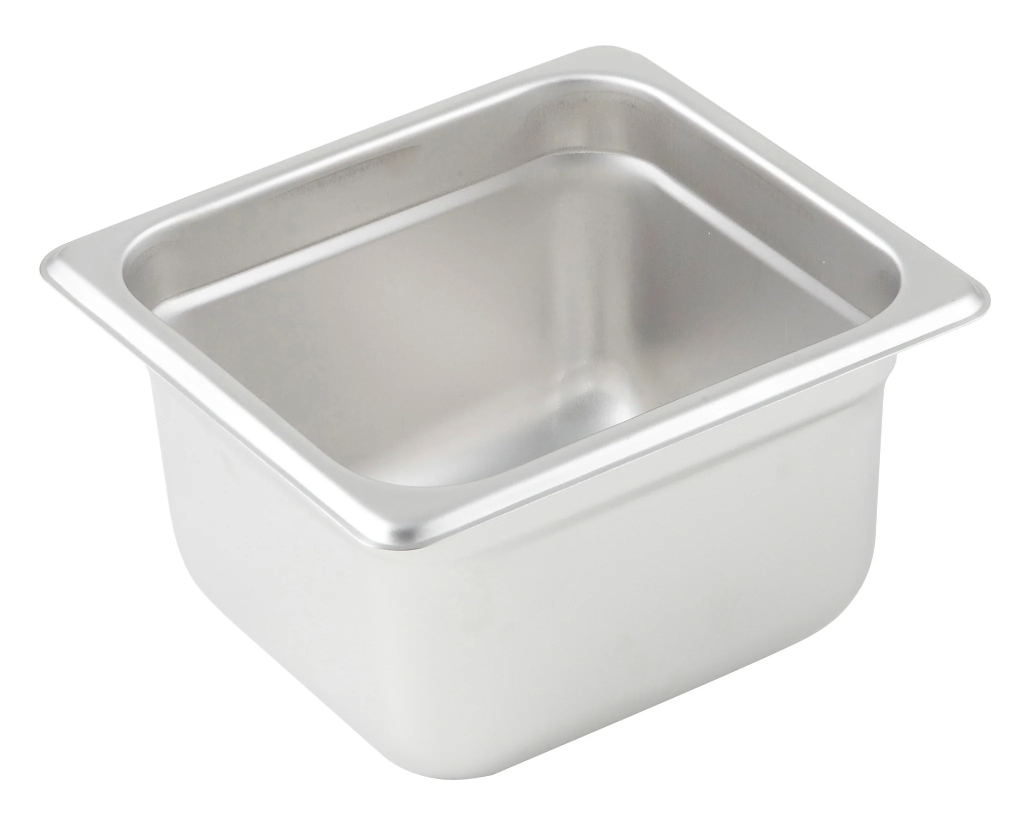 Winco SPJL-604 6-7/8 Inch Steam Table Pan 1/6 Size Anti-Jamming Stainless Steel