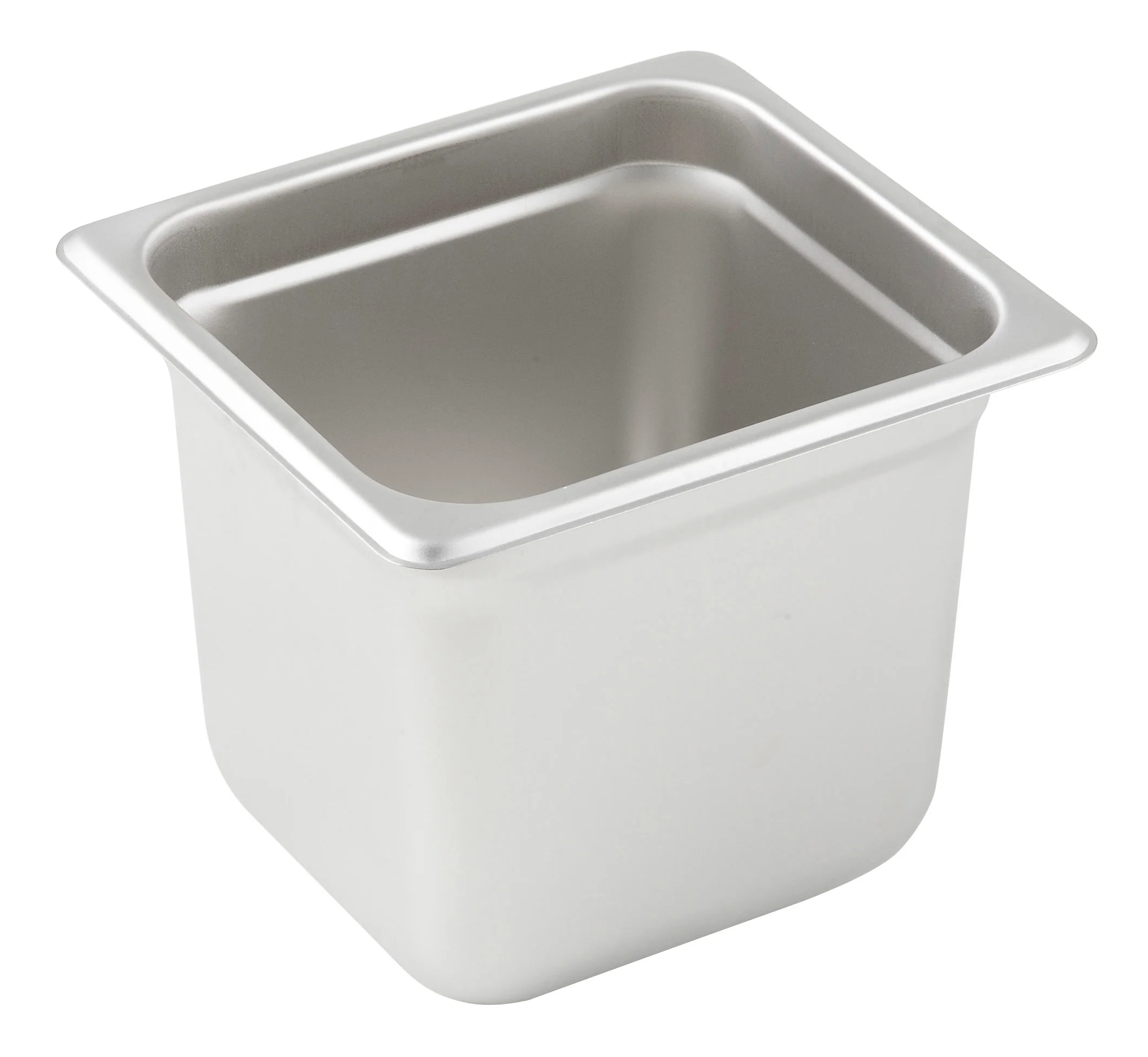 Winco SPJL-606 6-7/8 Inch Steam Table Pan 25 Gauge Anti-jamming Stainless Steel - Image 2