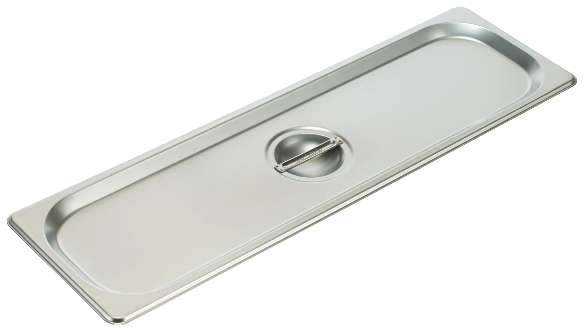 Winco SPJL-HCS 1/2 Size Long Solid Steam Table Pan Cover 25 Gauge Stainless Steel