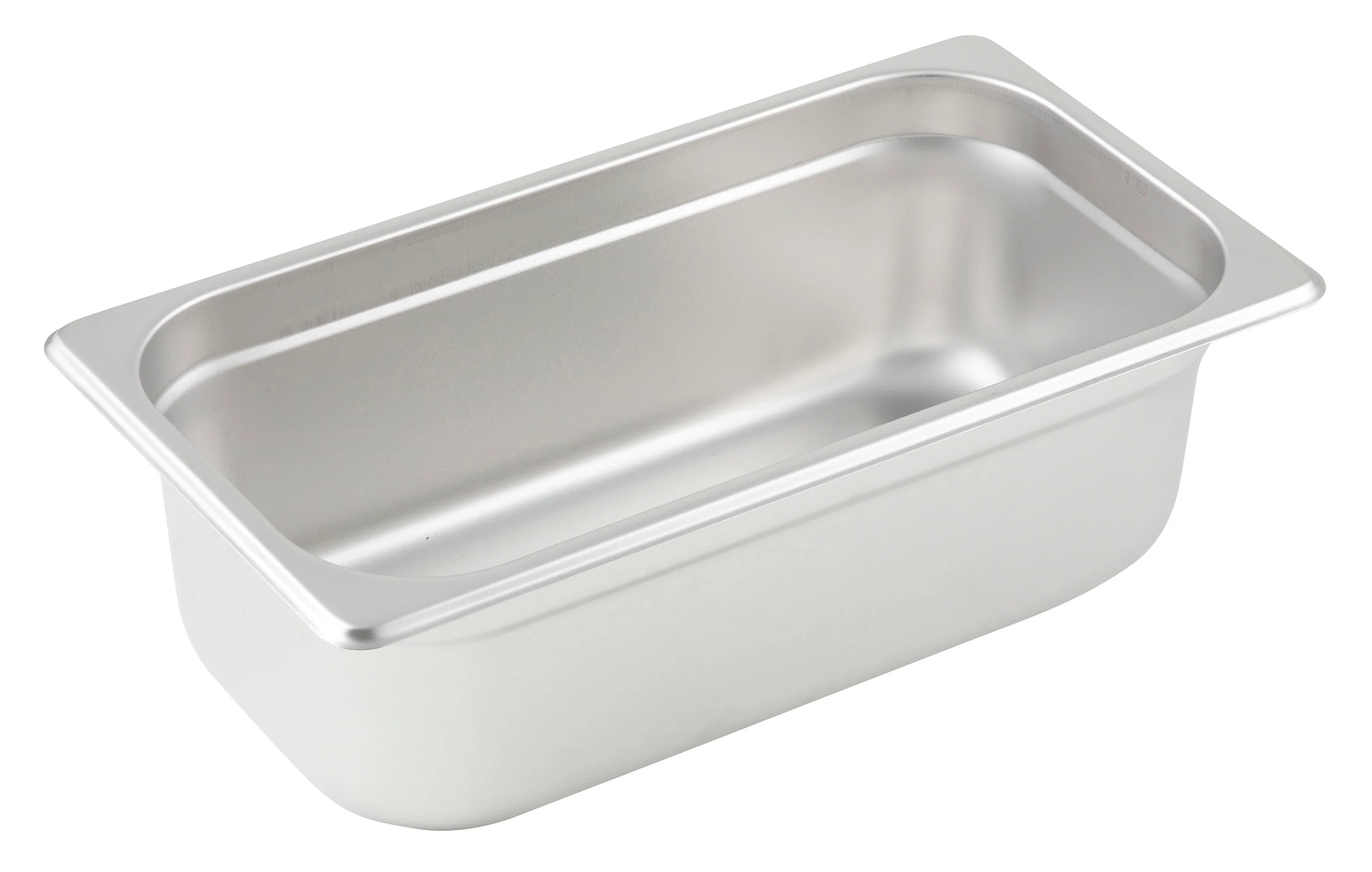 Winco SPJM-304 12-3/4 Inch Steam Table Pan 1/3 Size Anti-Jamming Stainless Steel