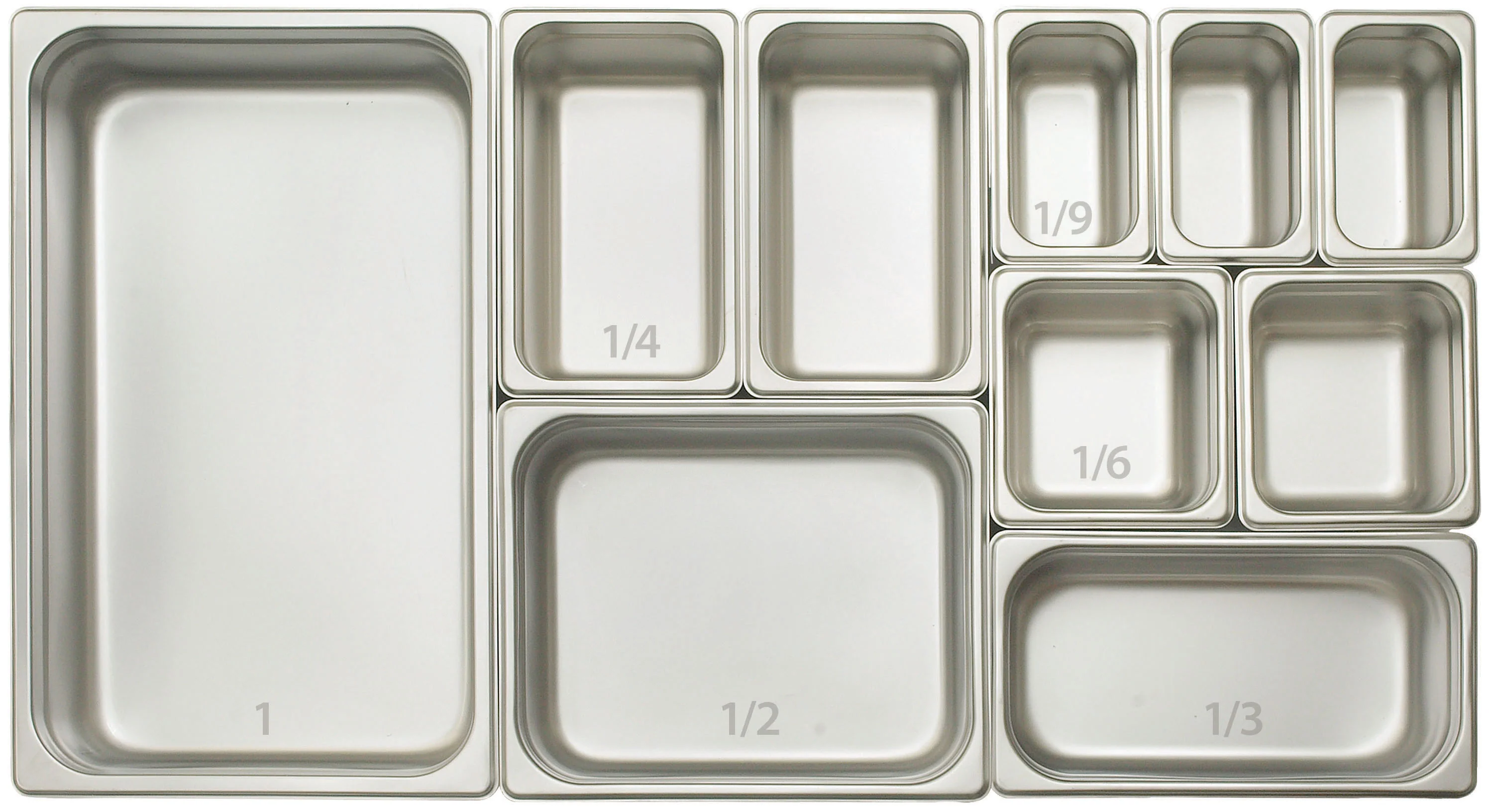 Winco SPJM-402 10-5/6 Inch 1/4 Size Stainless Steel Steam Table Pan Anti-Jamming - Image 4