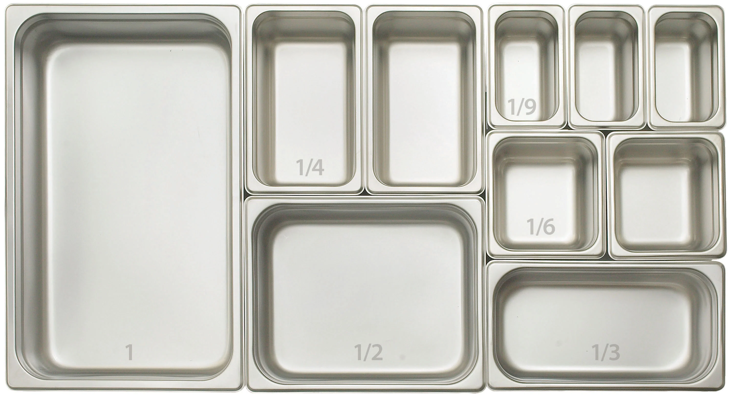 Winco SPJM-606 6-5/16 Inch 1/6 Size Steam Table Pan Anti-jamming Stainless Steel - Image 3