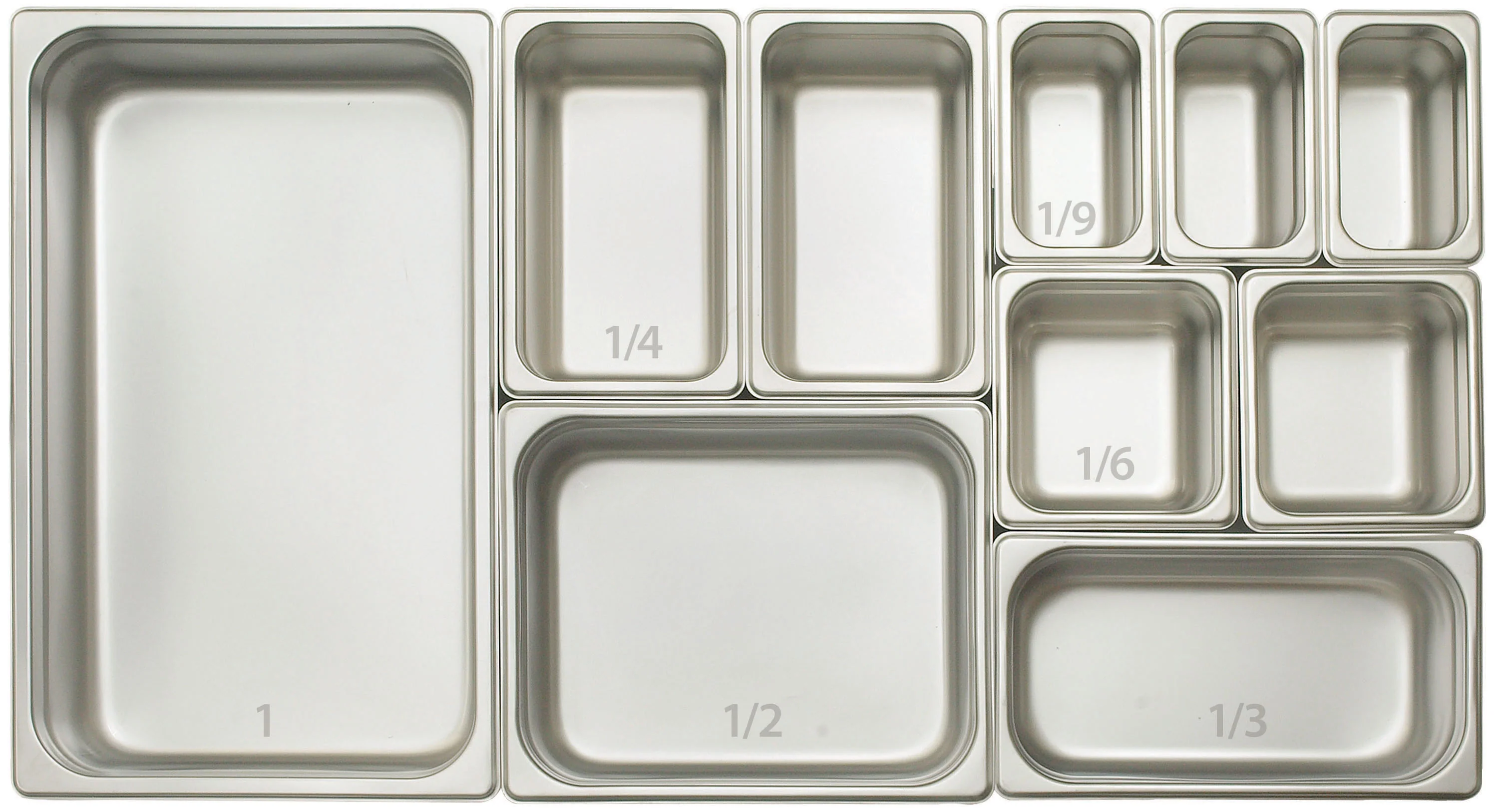 Winco SPJP-206 1/2 Size Steam Table Pan 23 Gauge Stainless Steel Anti-jamming - Image 4