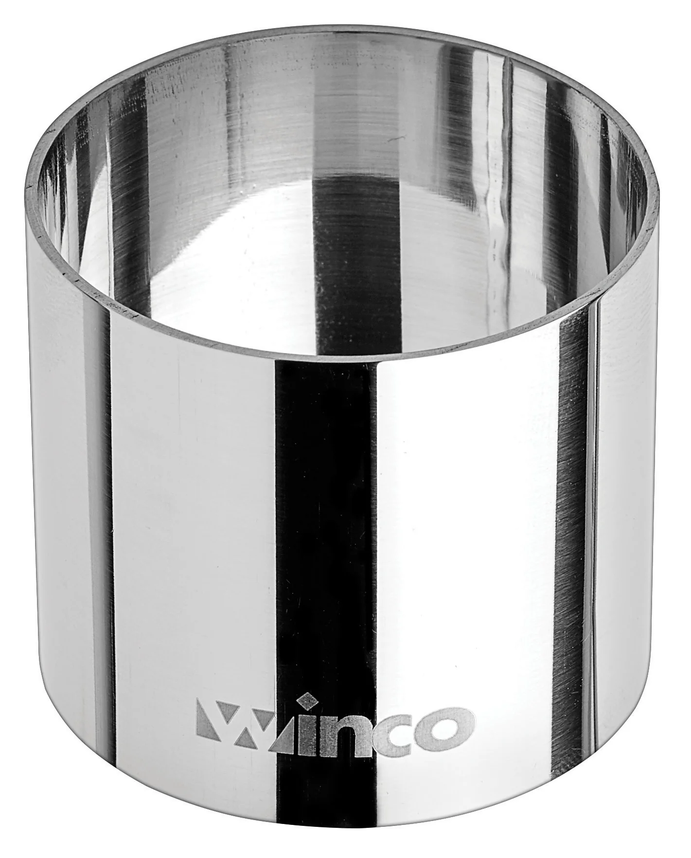 Winco SPM-21R 2 Inch Diameter Pastry Mold Round Stainless Steel Mirror Finish - Image 2