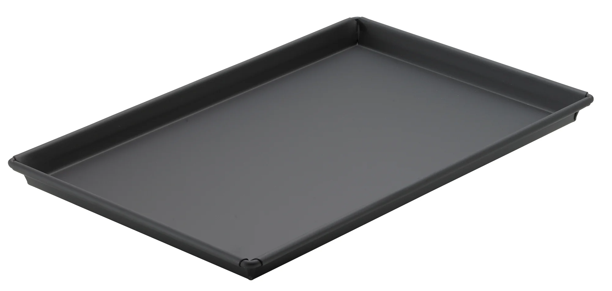Winco SPP-1218 12 Inch Sicilian Pizza Pan Non-stick Steel Tapered Design