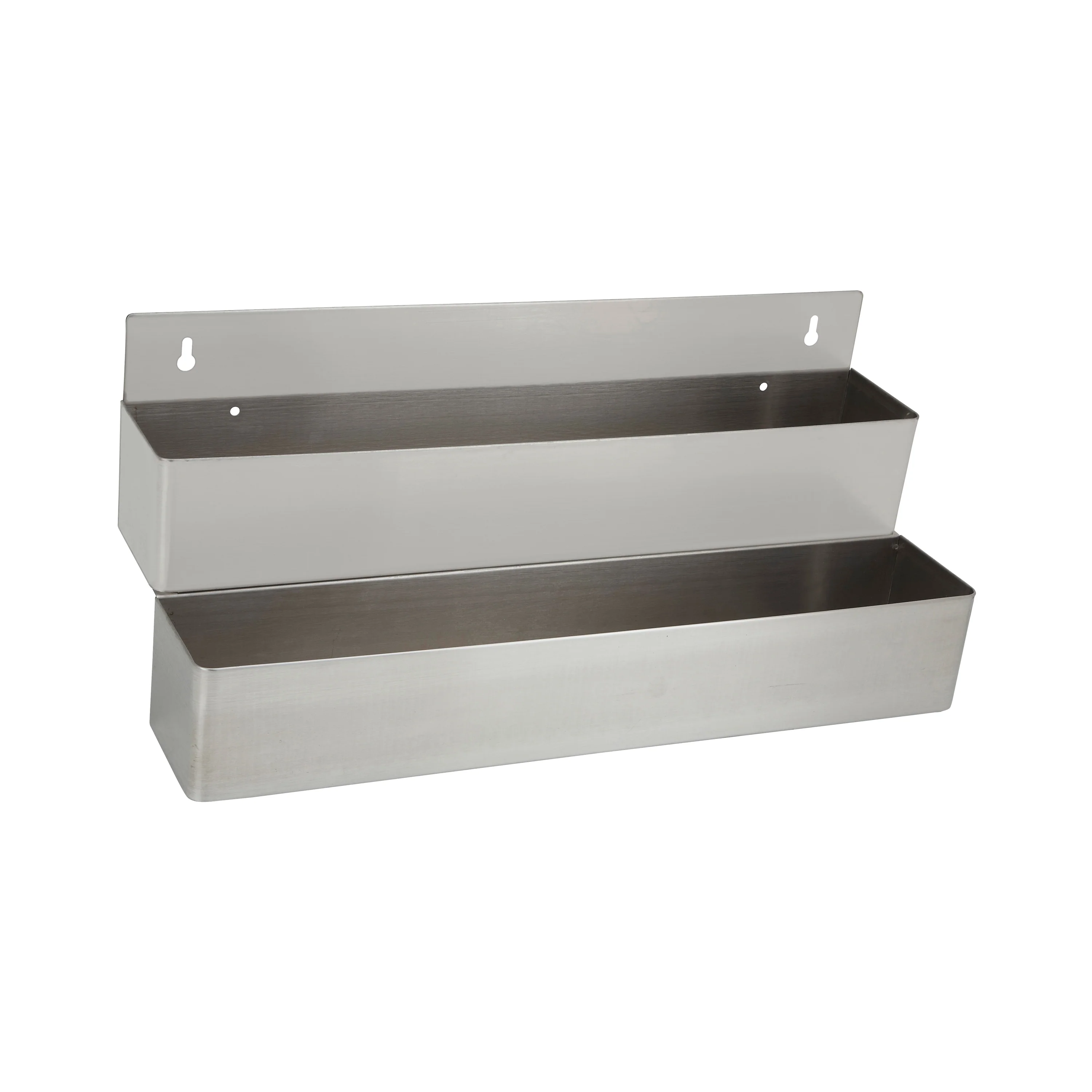 Winco SPR-22D 22 Inch Double Speed Rail Stainless Steel with Keyholes