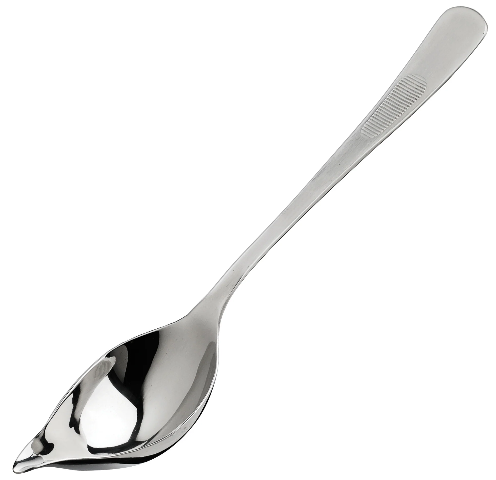 Winco SPS-TS8 8 Inch Saucier Plating Tool Tapered Spout Stainless Steel with Satin Finish