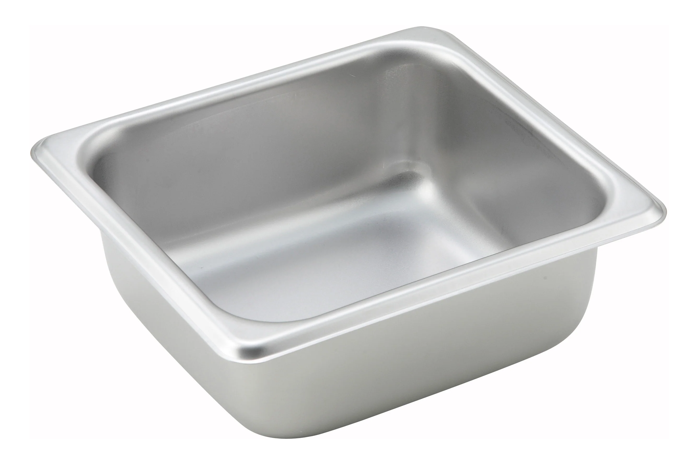 Winco SPS2 6-7/8 Inch Steam Table Pan 25 Gauge Stainless Steel with Straight Sides - Image 2