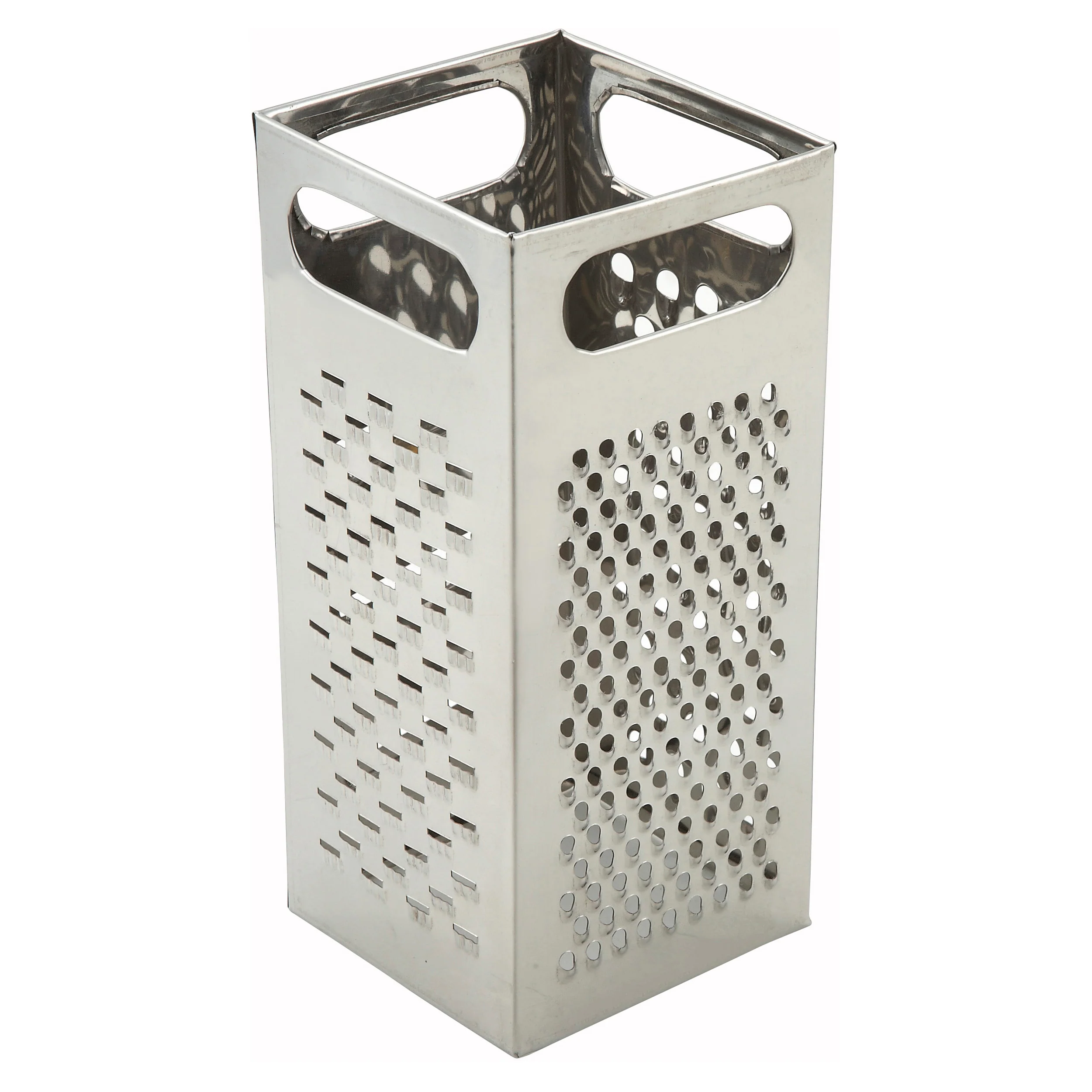Winco SQG-4 Grater 4 Inch Stainless Steel Boxed with Compact Design - Image 2