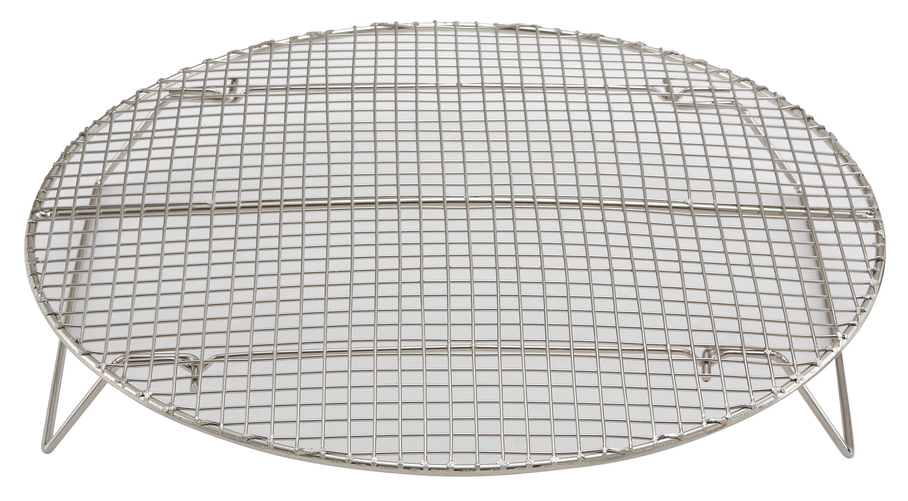 Winco STR-10 10-3/4 Inch Round Steamer Rack with Built-in Feet