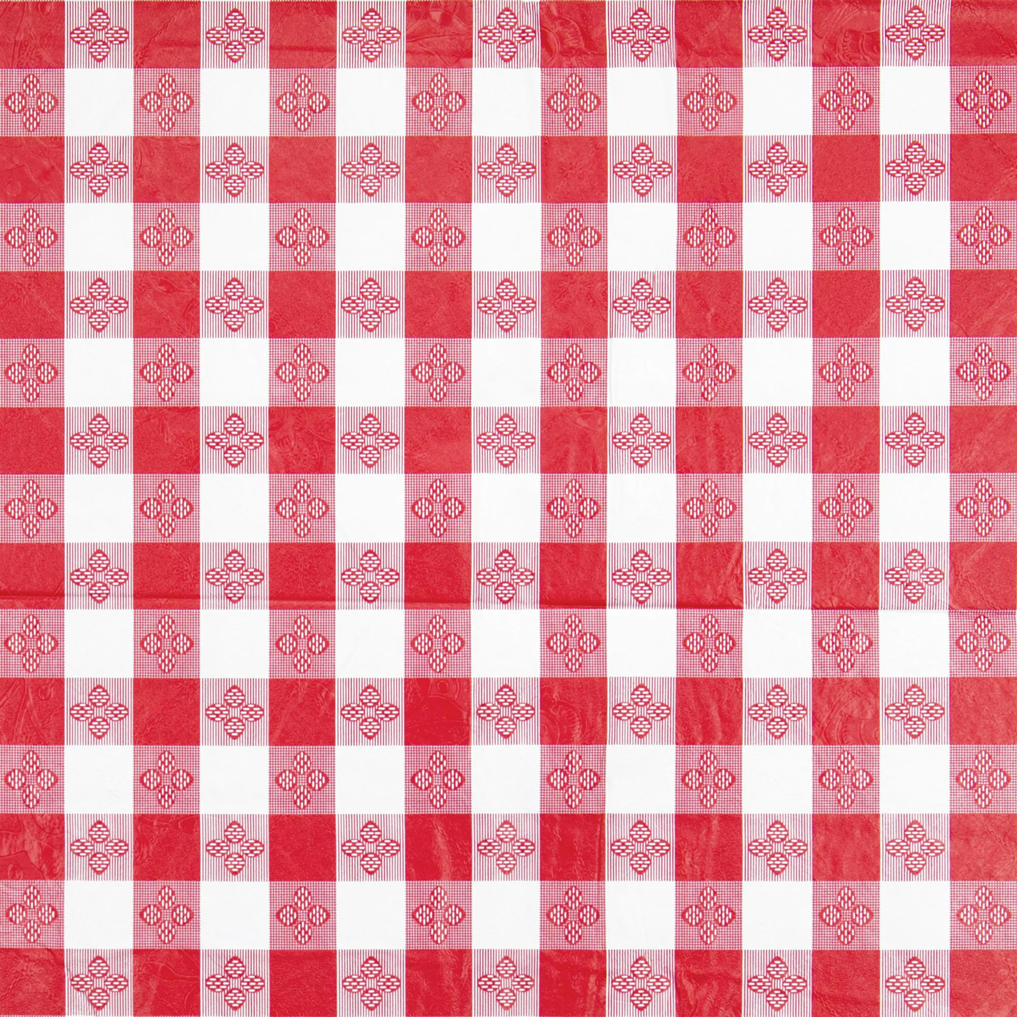 Winco TBCO-90R 90 Inch Vinyl Table Cloth Red Checkerboard - Image 3
