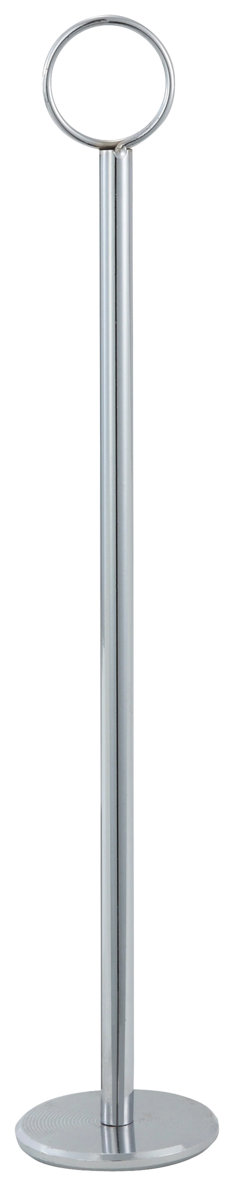 Winco TBH-12 12 Inch Table Number Holder Stainless Steel with Mirror Finish - Image 2